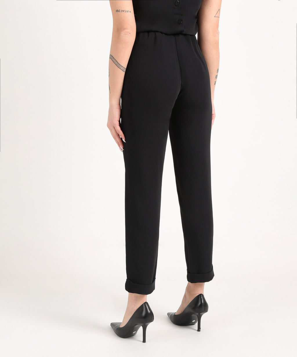 MAIDA MILA Pantalone con risvolto