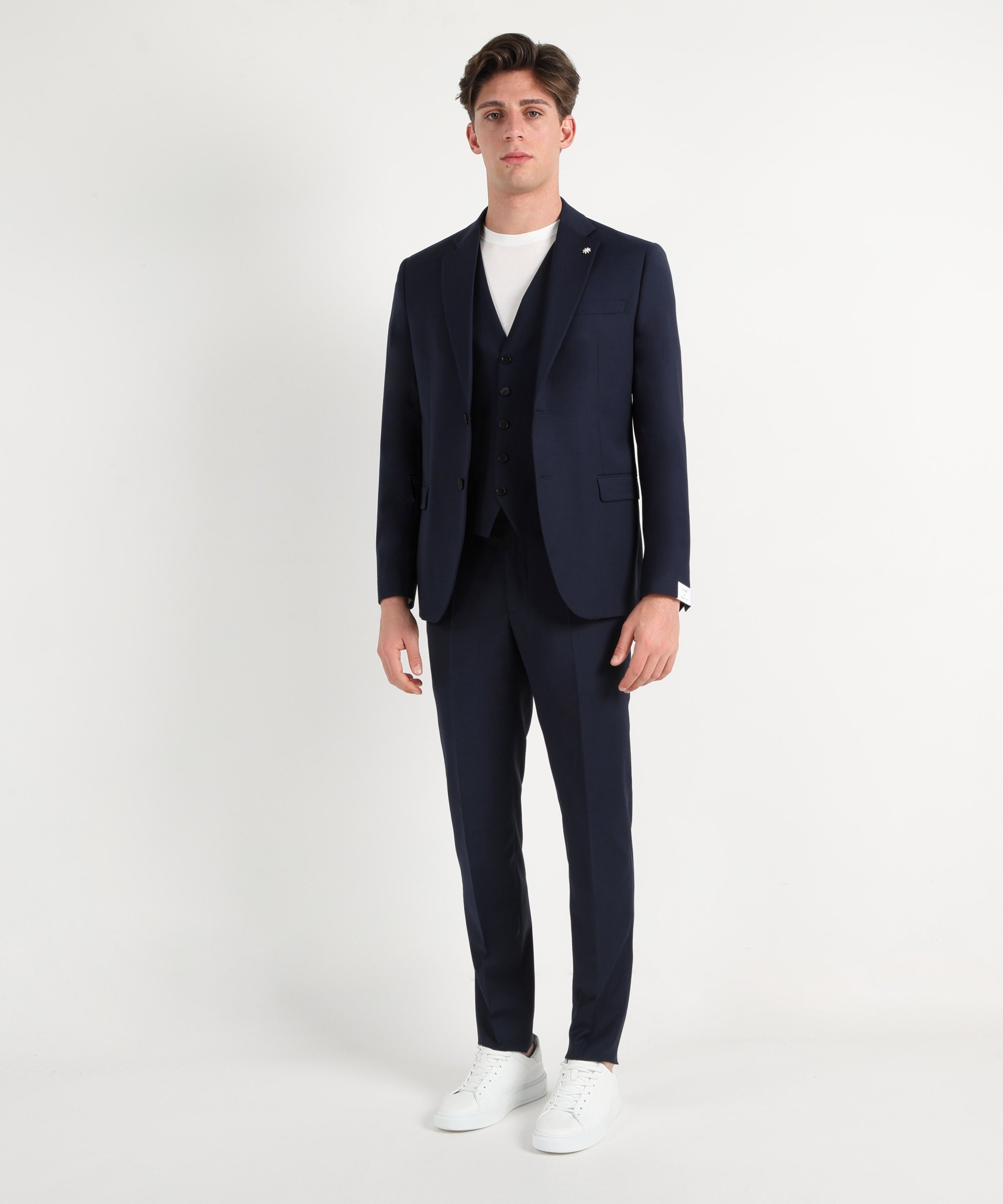 MANUEL RITZ Abito con gilet