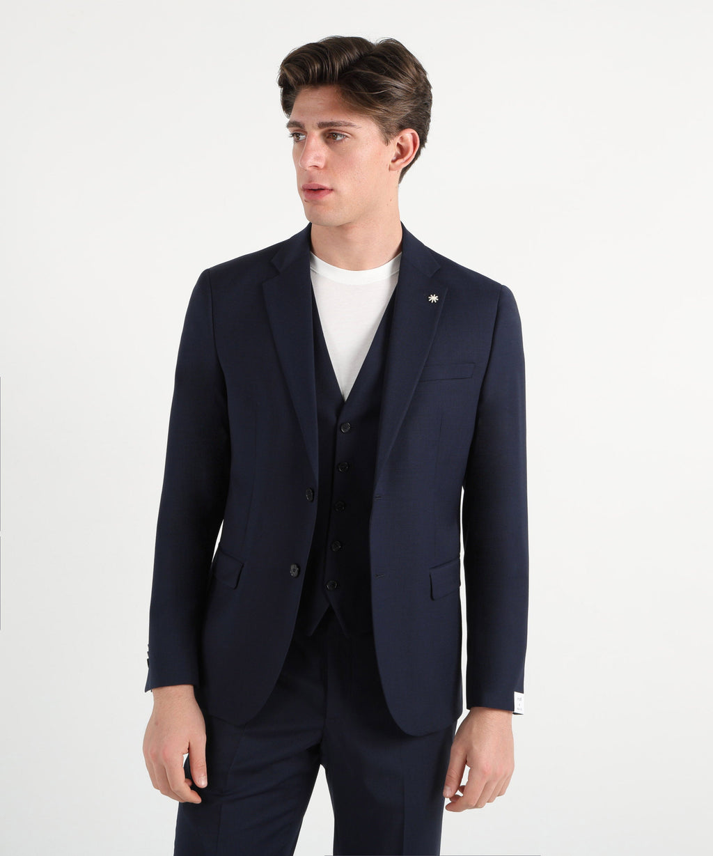 MANUEL RITZ Abito con gilet