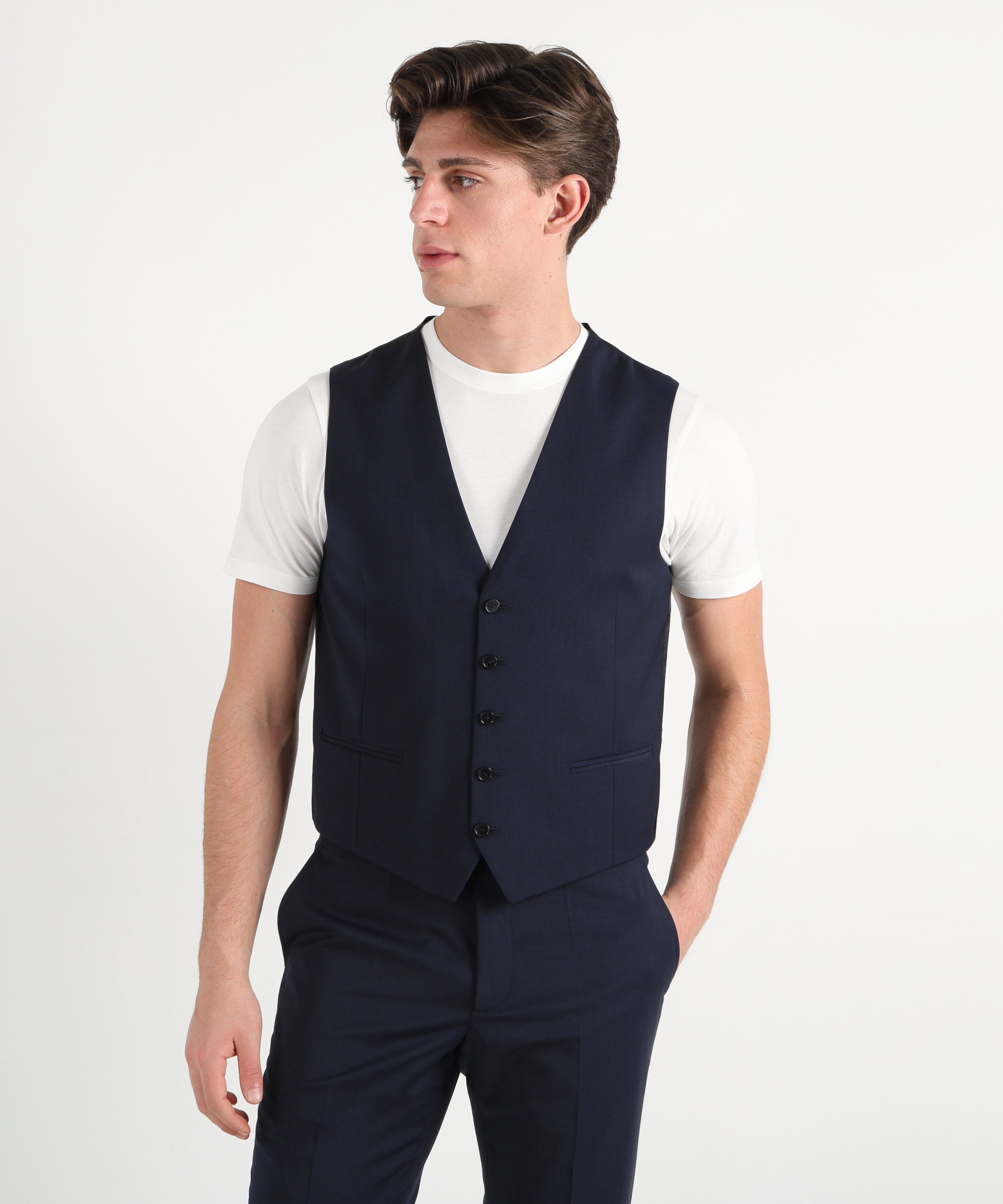 MANUEL RITZ Abito con gilet
