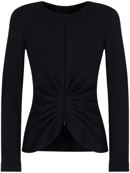 EMPORIO ARMANI giacca stropicciata
