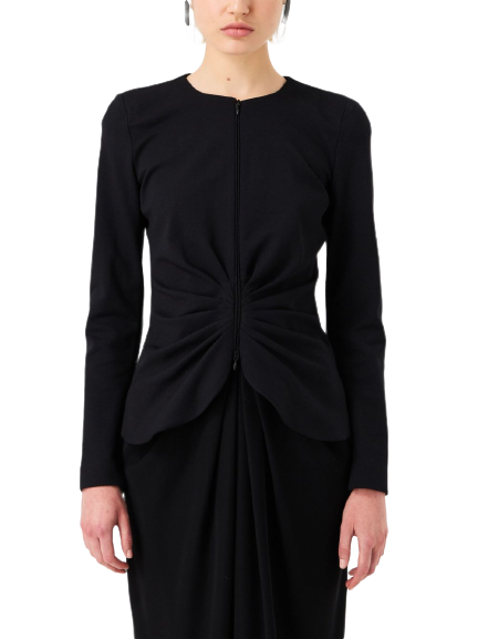 EMPORIO ARMANI giacca stropicciata