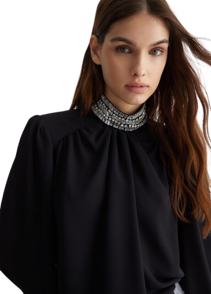 LIUJO blusa con strass