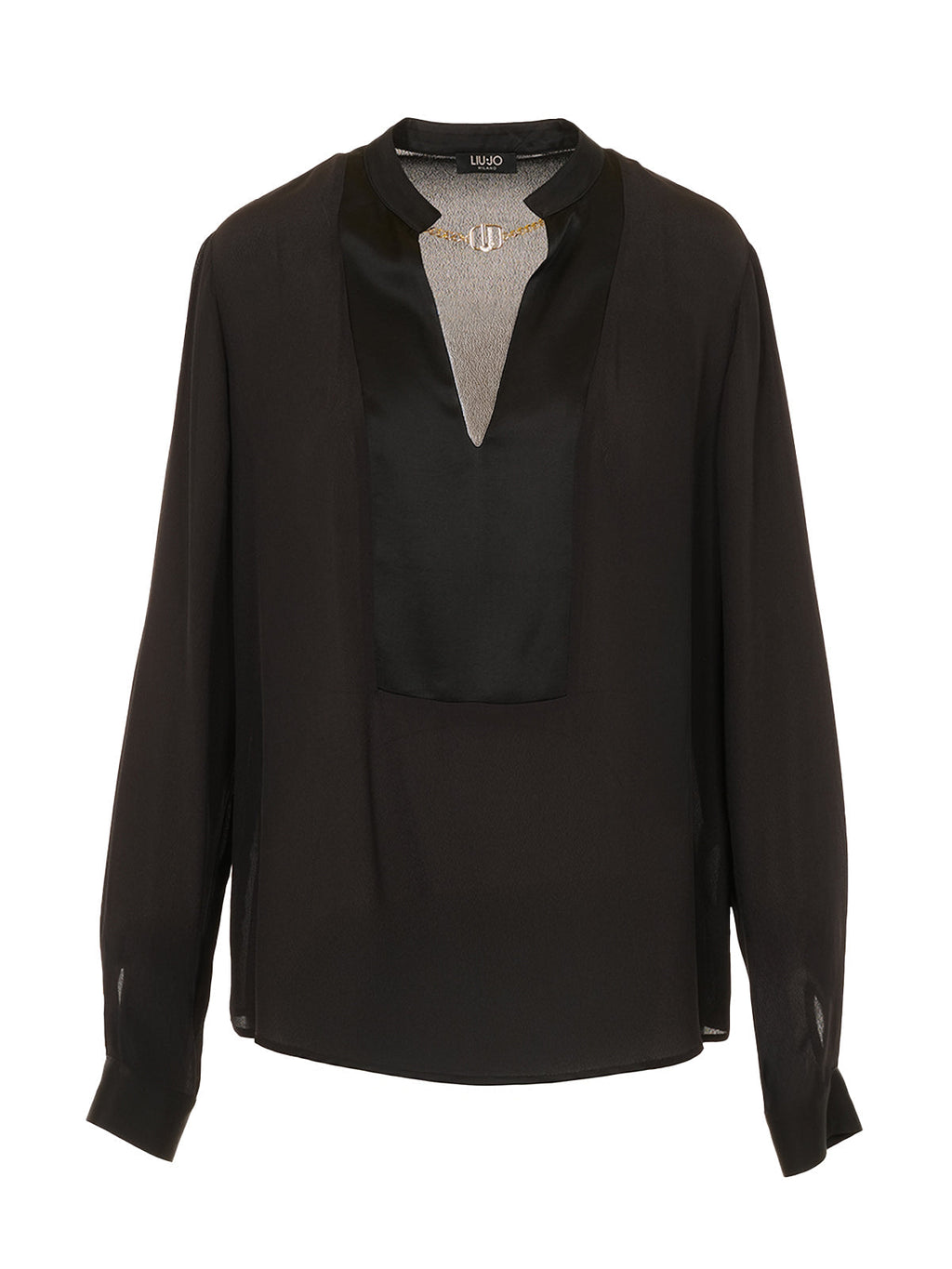 LIUJO blusa collo coreano