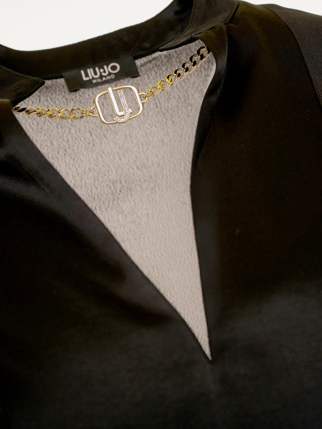 LIUJO blusa collo coreano