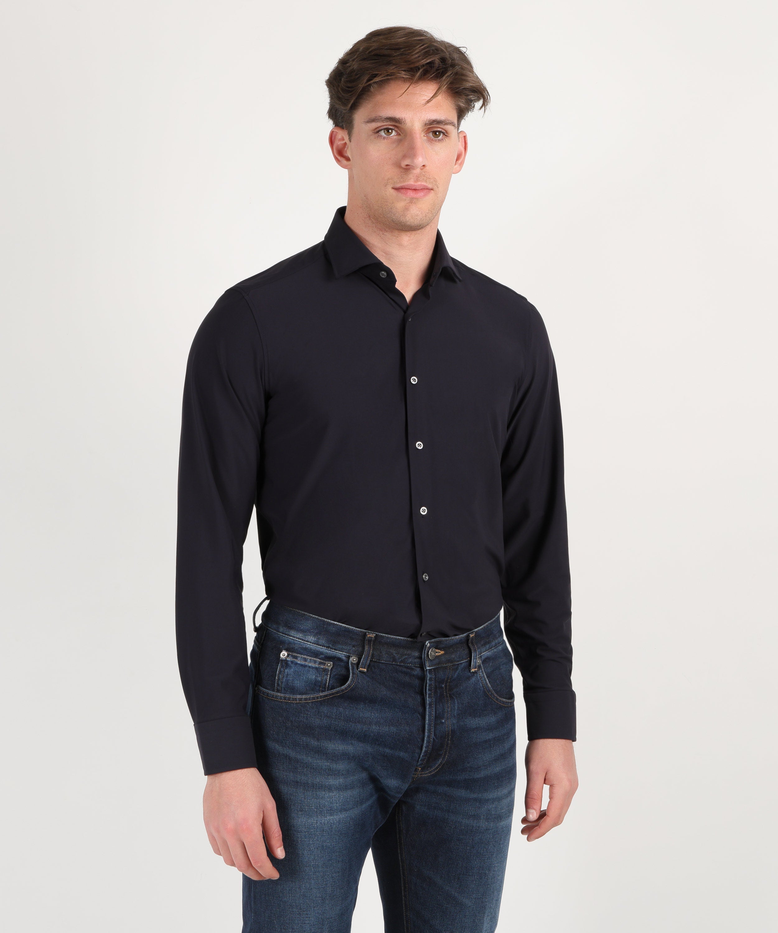 GHIRARDELLI Camicia classica elasticizzata