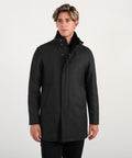 HERNO Cappotto leggero in lana vergine pettinata RWS con imbottitura in poliestere