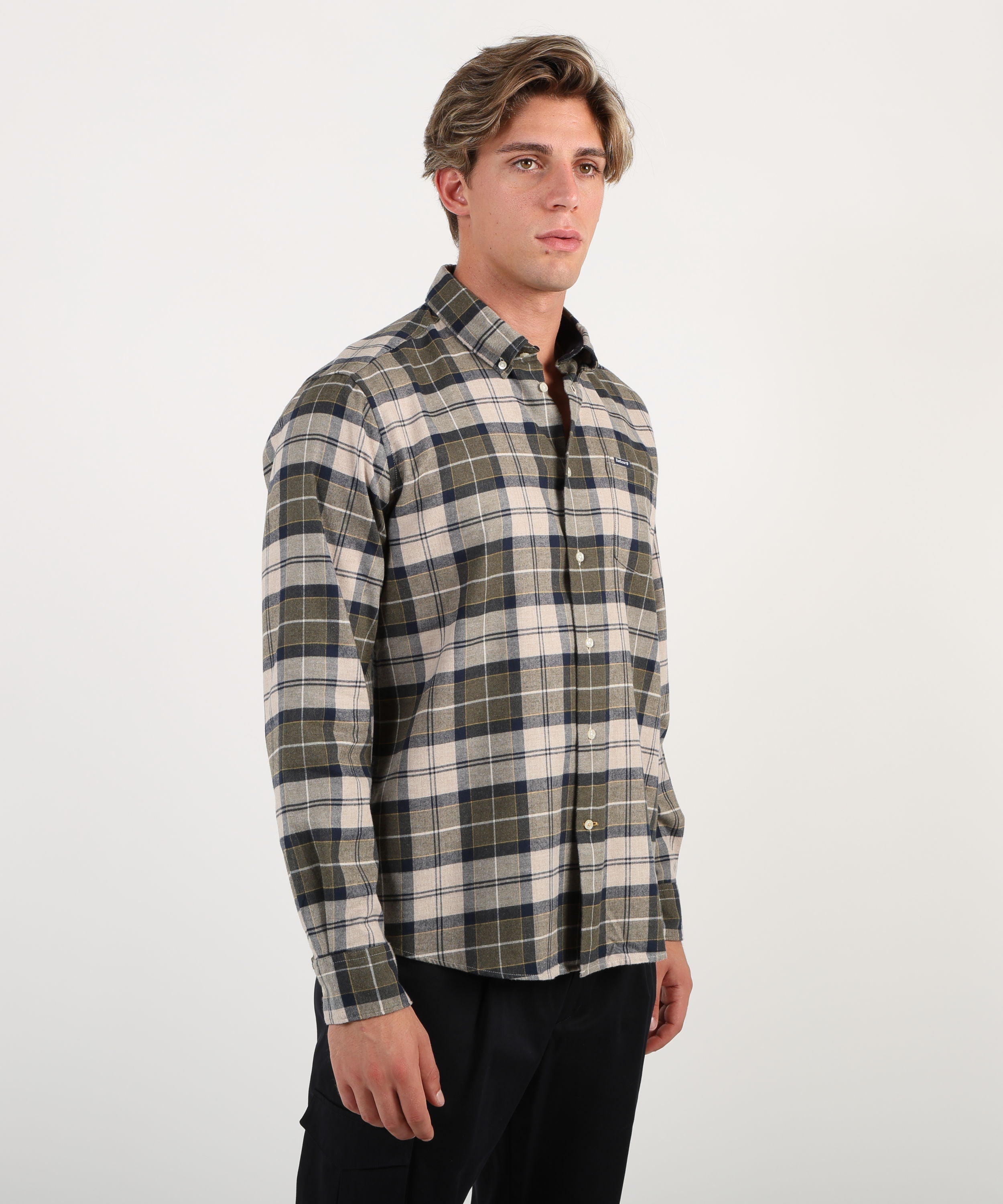 BARBOUR Camicia con stampa quadri