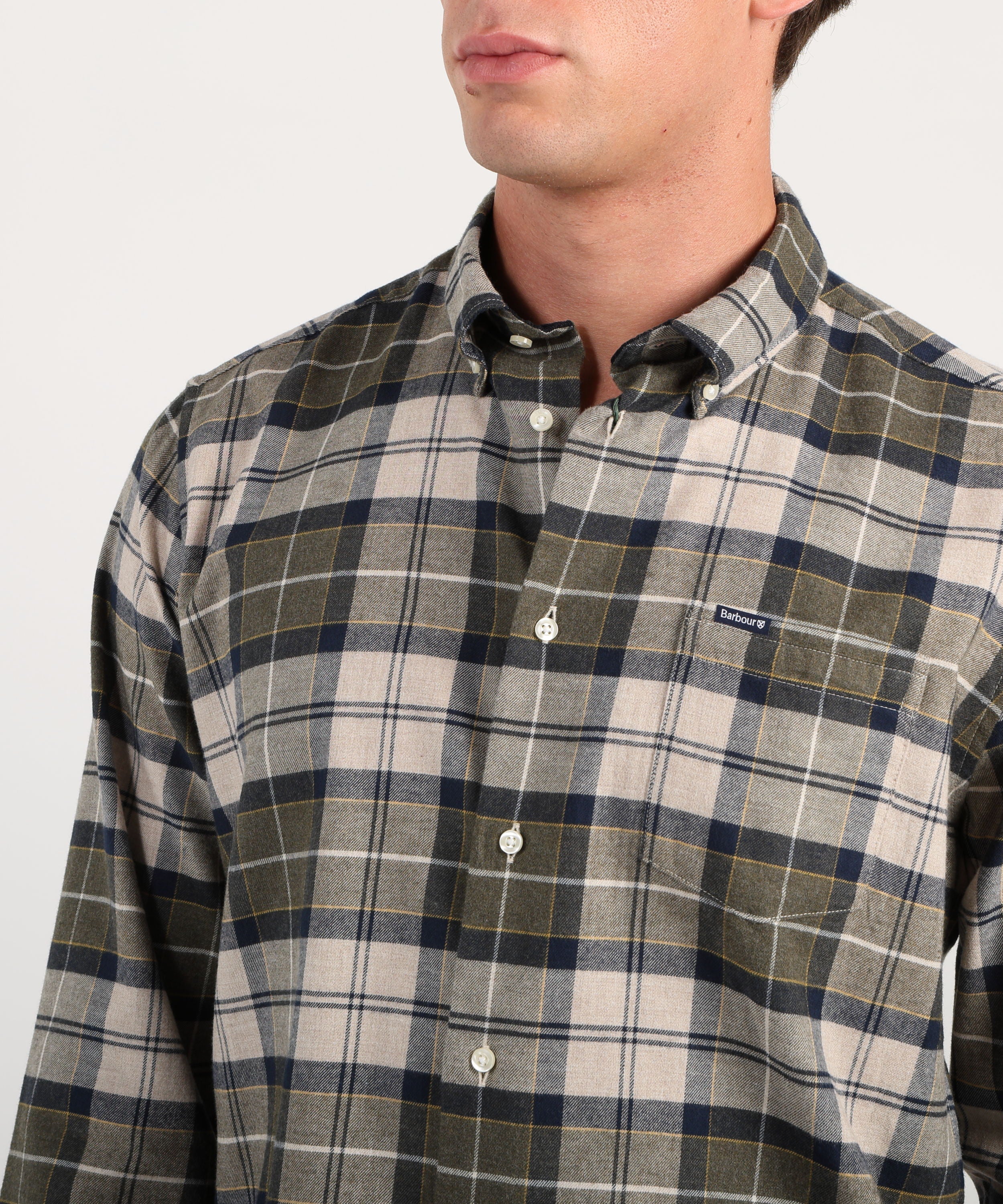 BARBOUR Camicia con stampa quadri