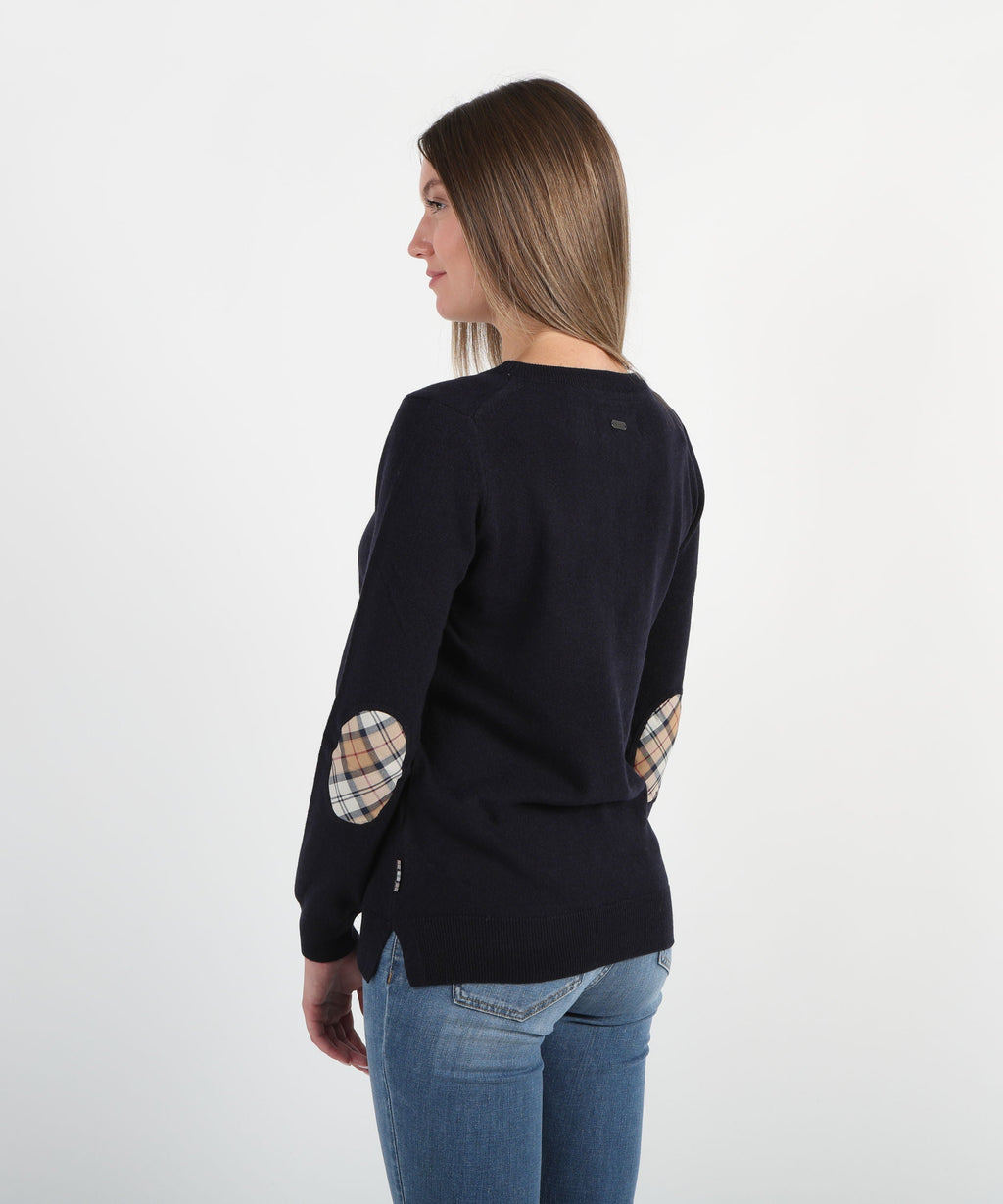 BARBOUR Maglia con toppe