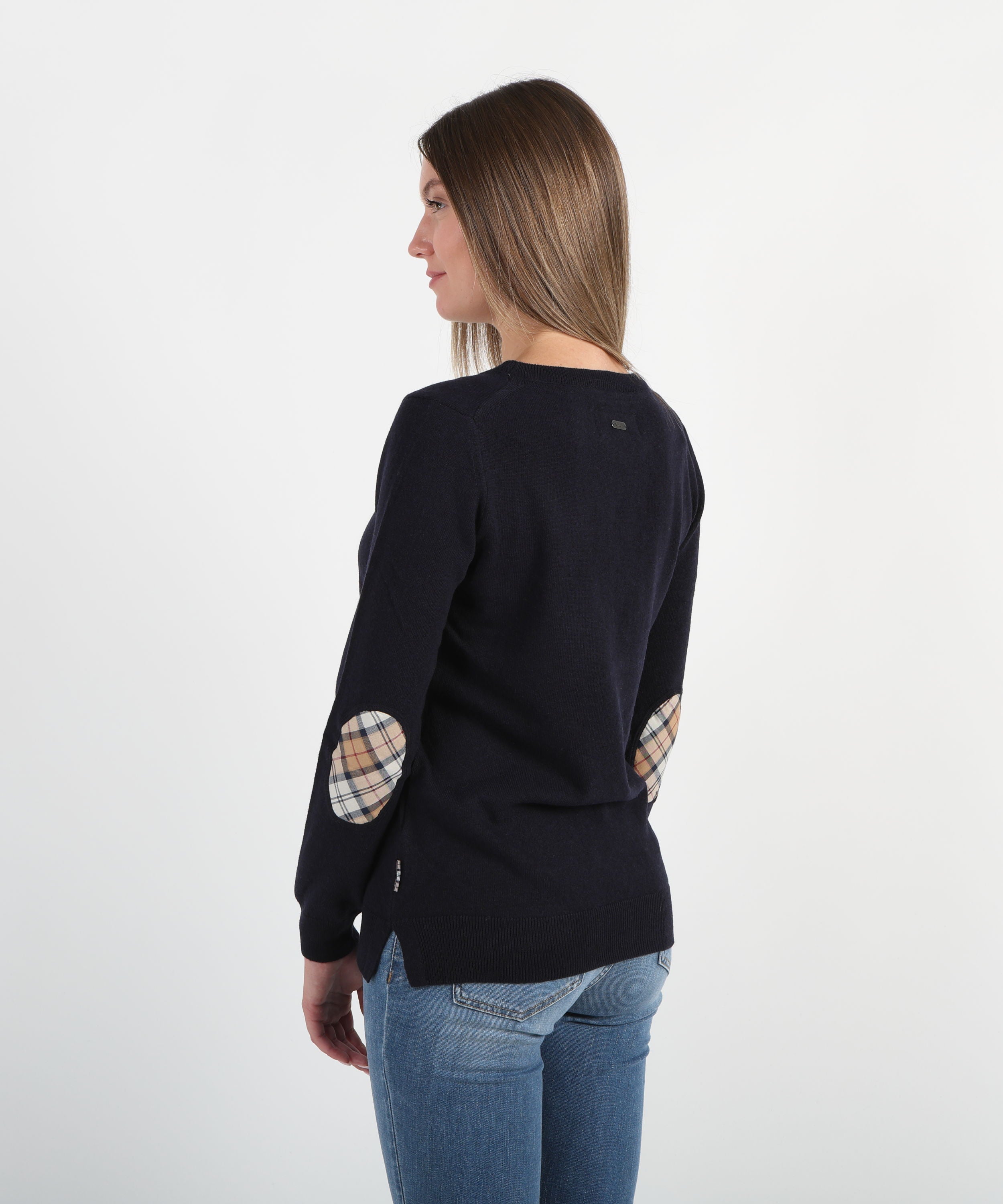 BARBOUR Maglia con toppe