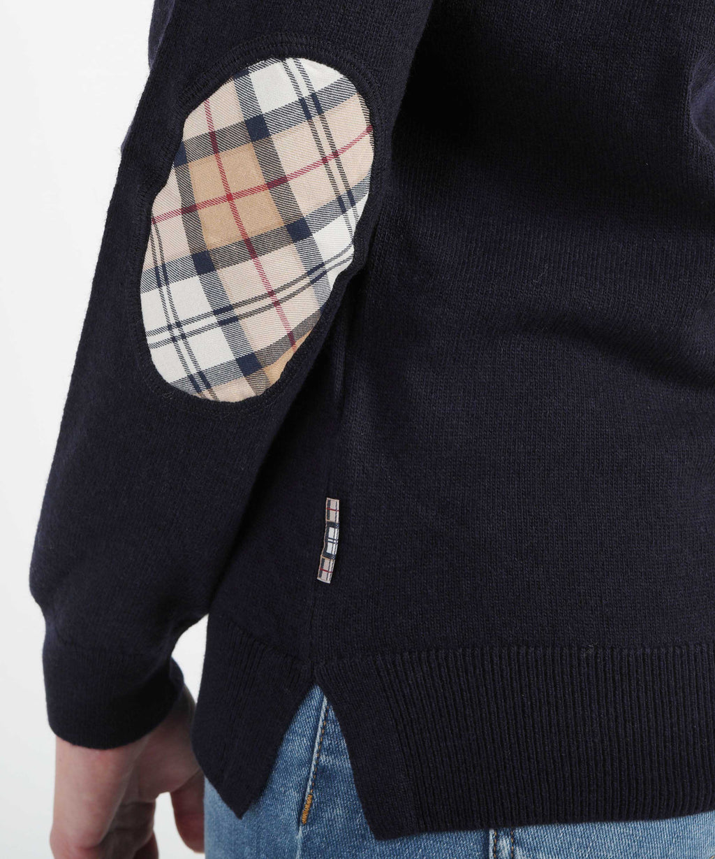 BARBOUR Maglia con toppe