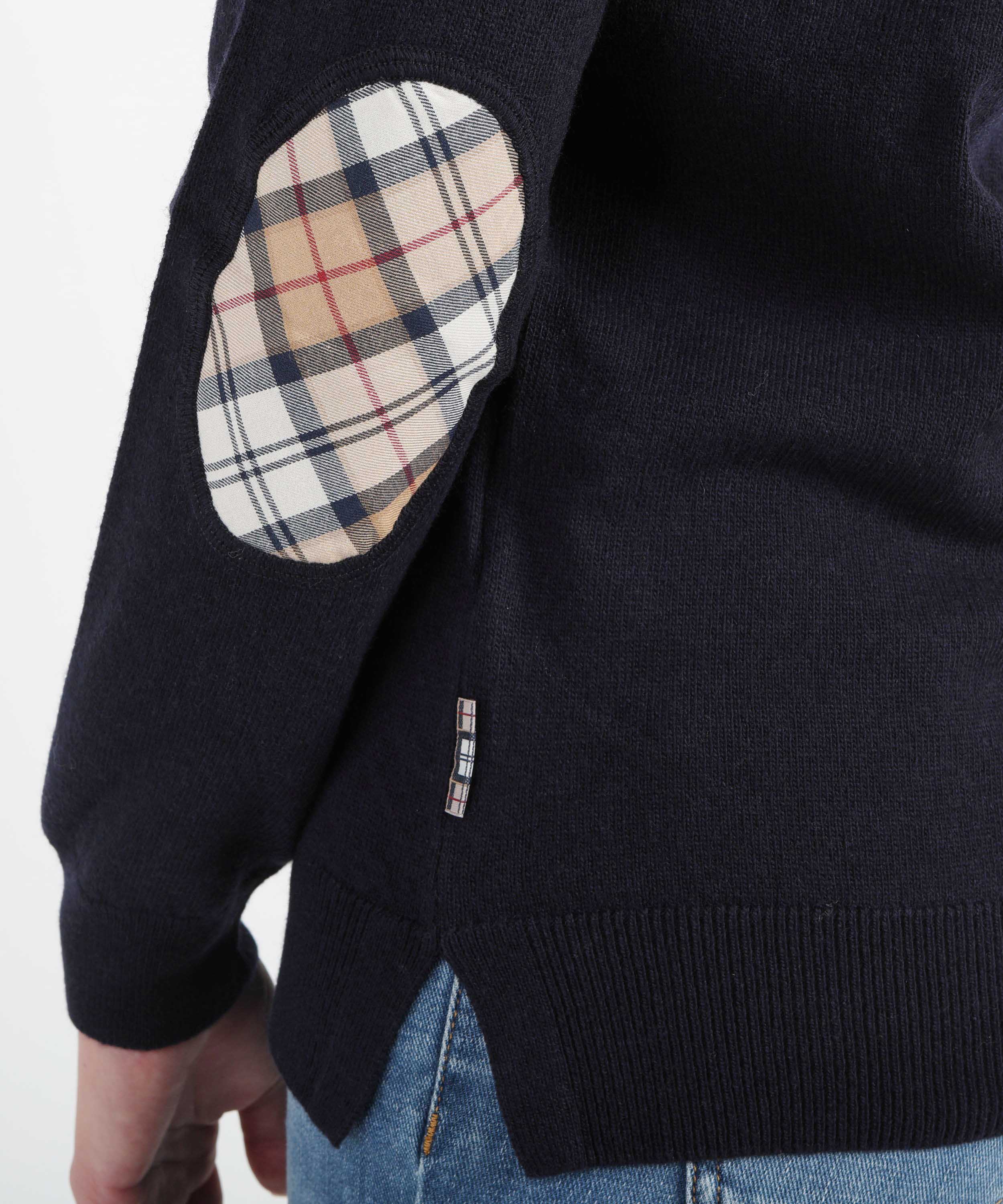 BARBOUR Maglia con toppe