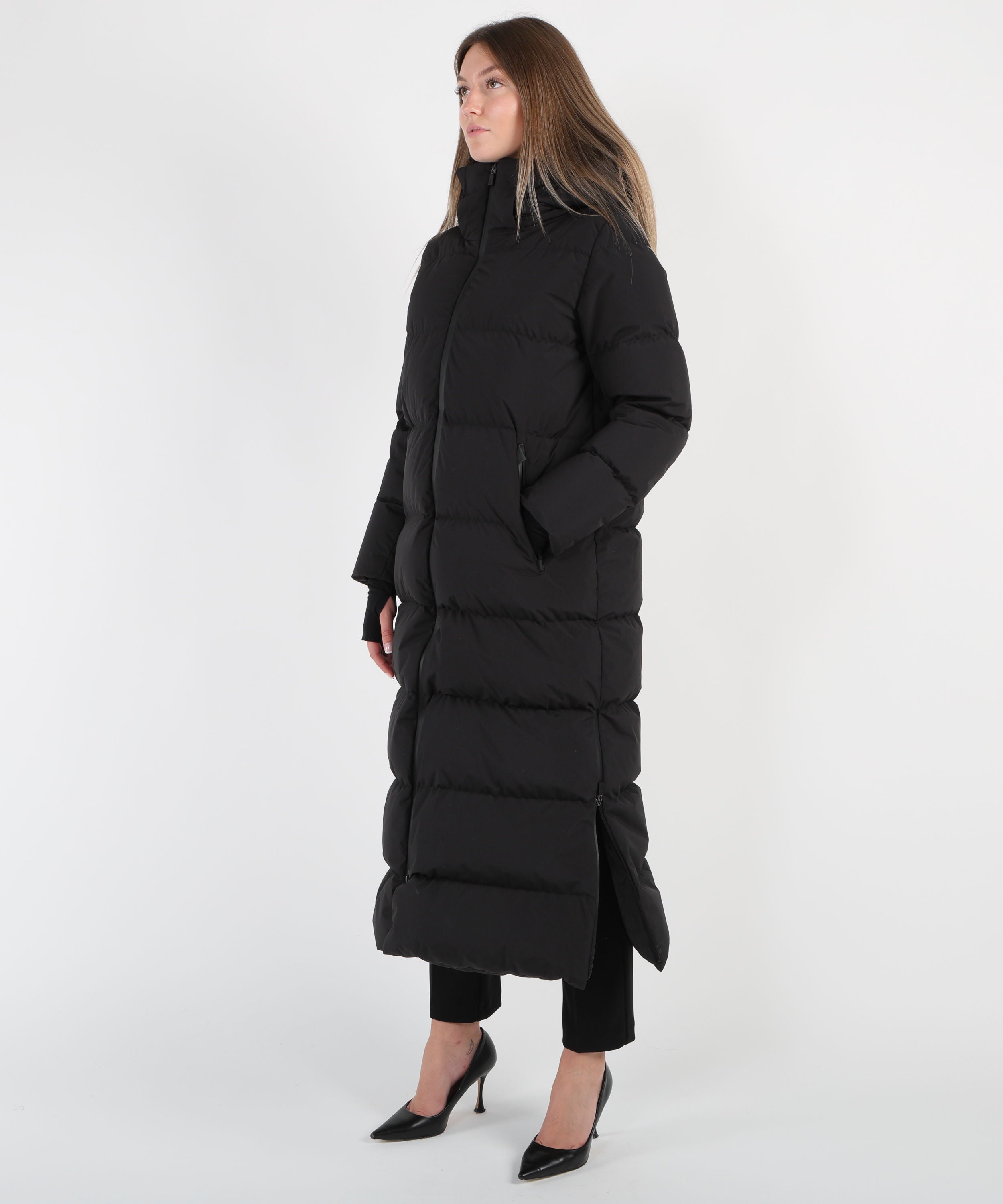 HERNO Piumino 2layers lungo laminar in goretex infinium windstopper