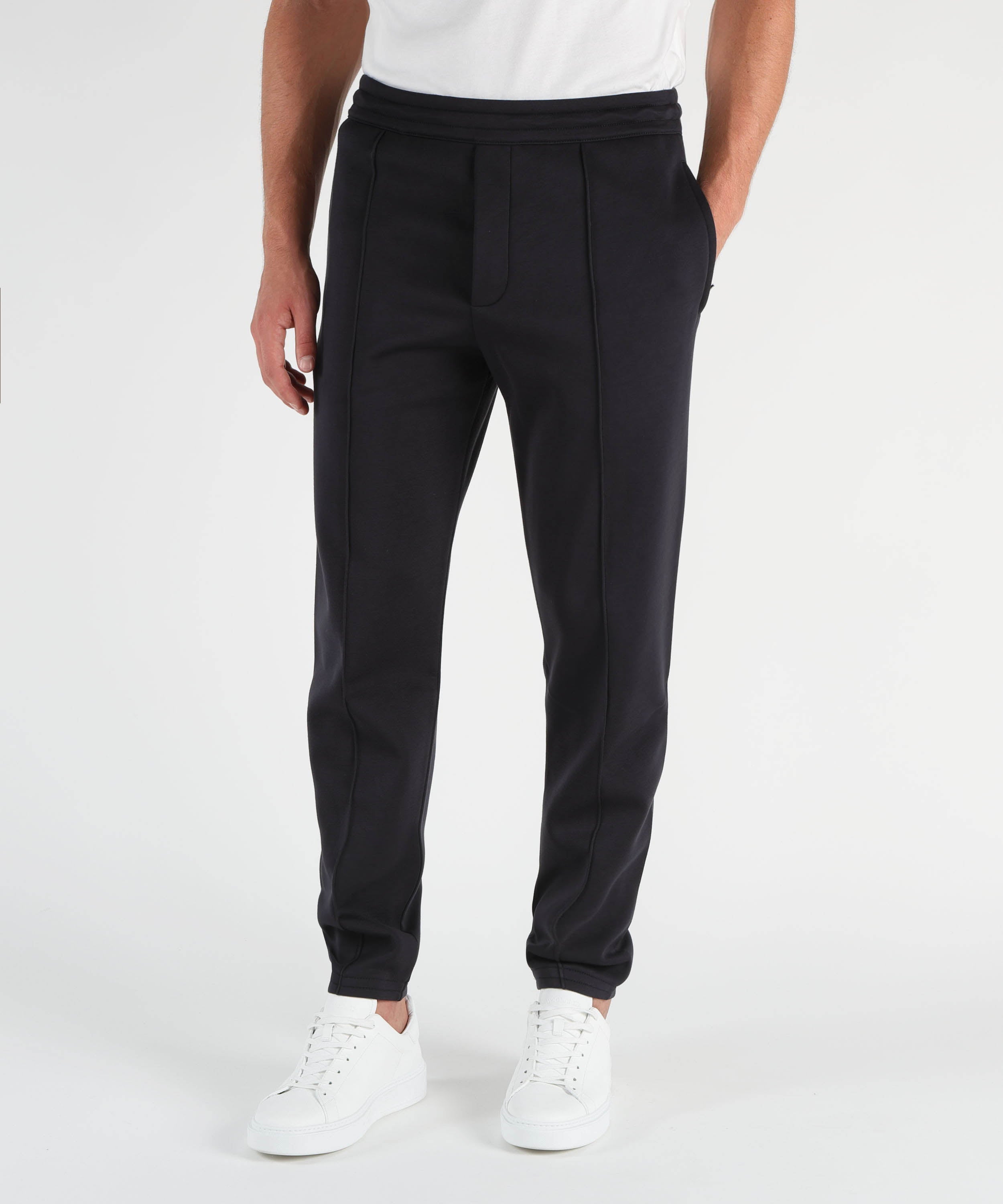 EMPORIO ARMANI Pantalone jogger in double jersey travel essential