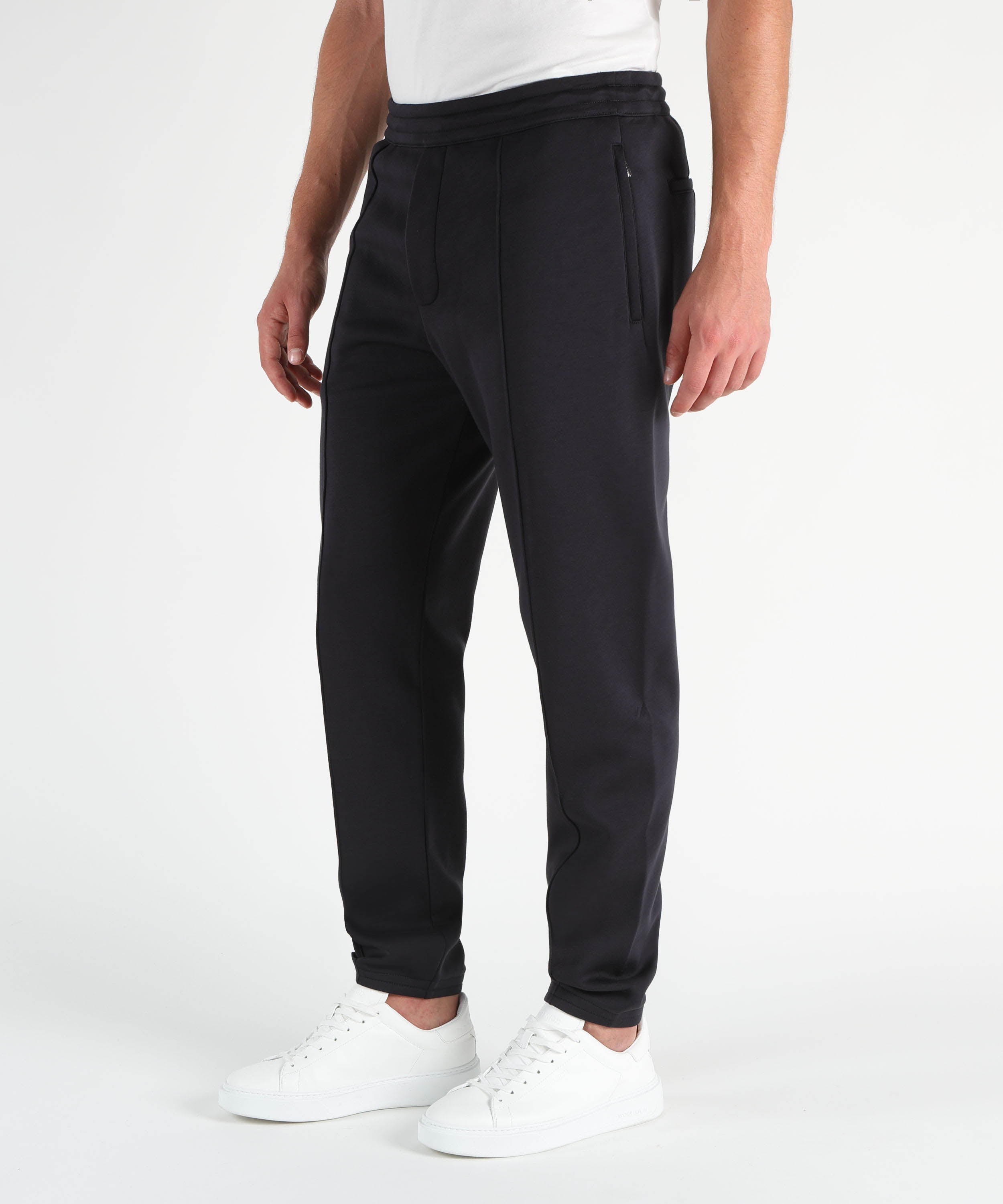 EMPORIO ARMANI Pantalone jogger in double jersey travel essential