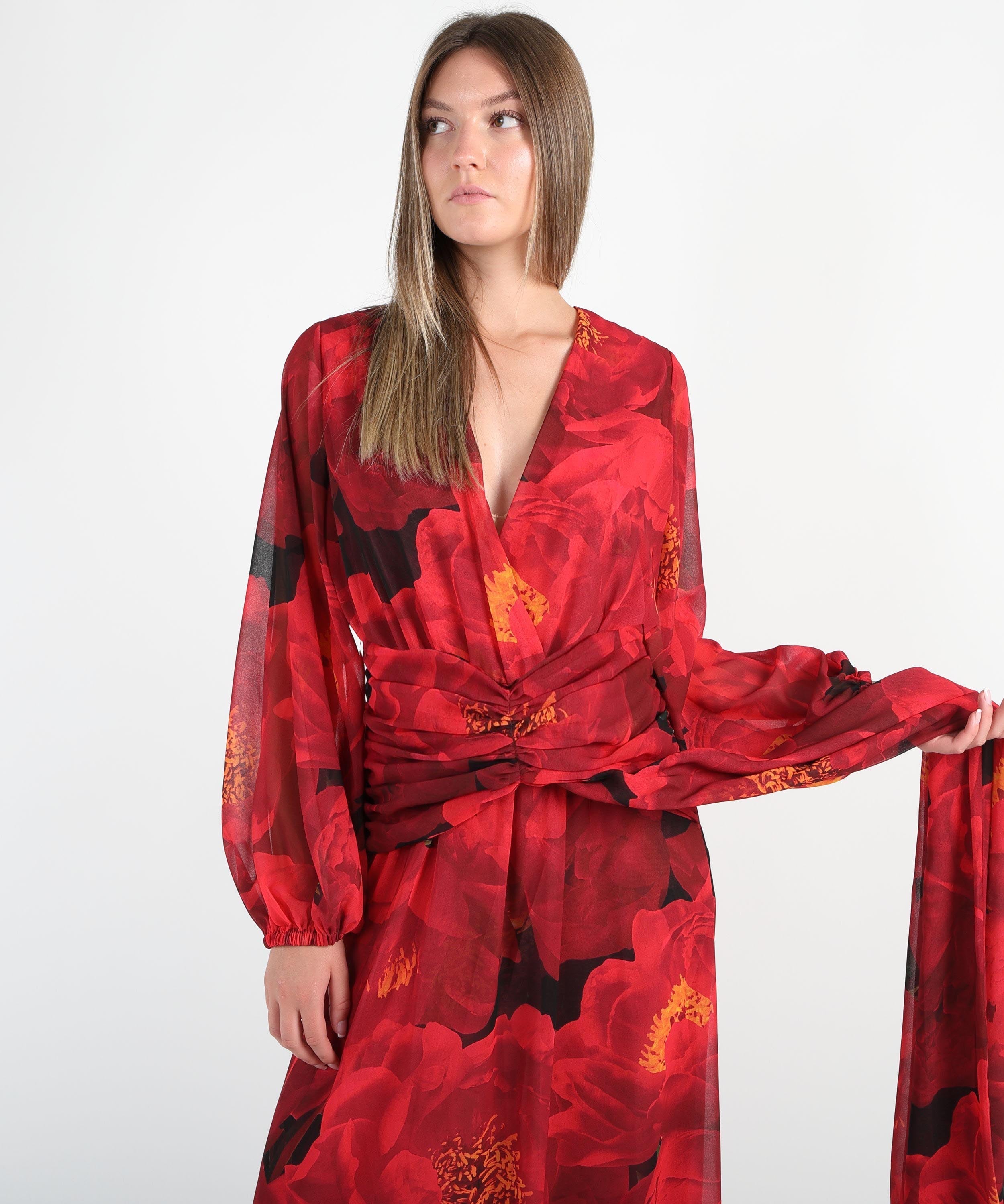 CHIARA BONI Abito lungo florale