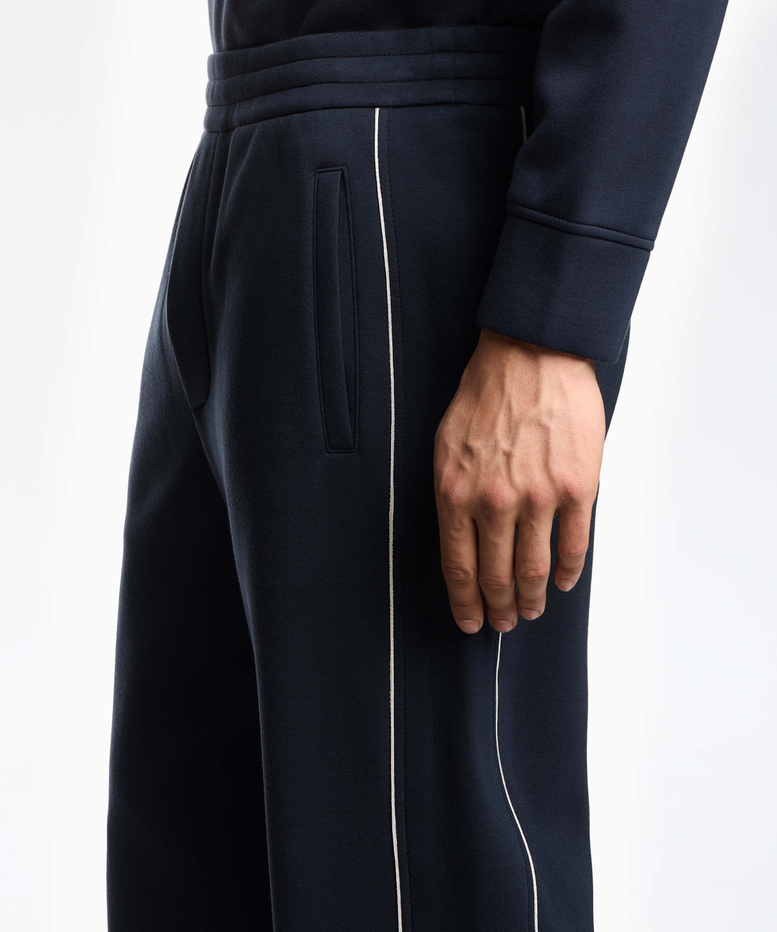 EMPORIO ARMANI Pantaloni con piping