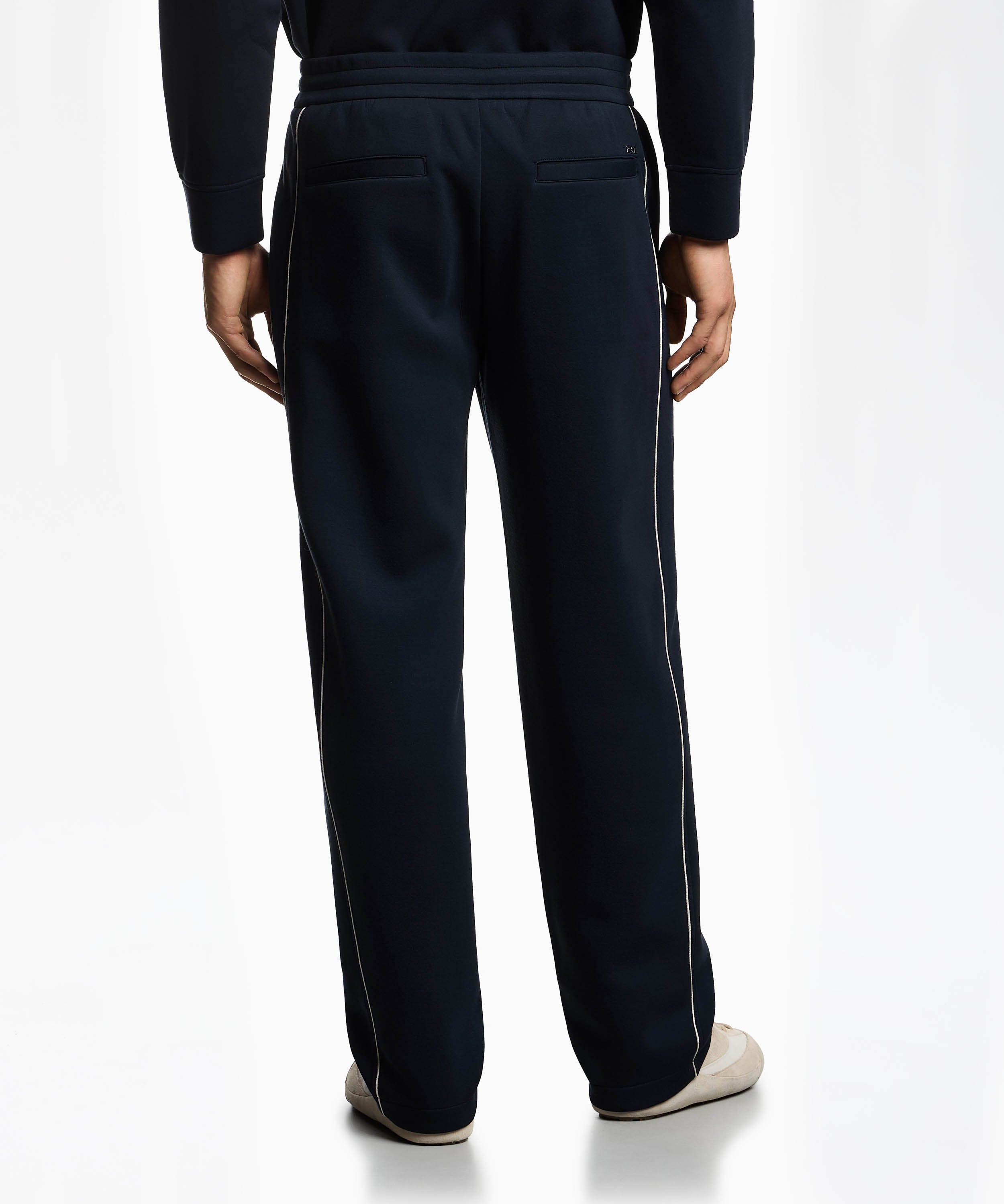 EMPORIO ARMANI Pantaloni con piping