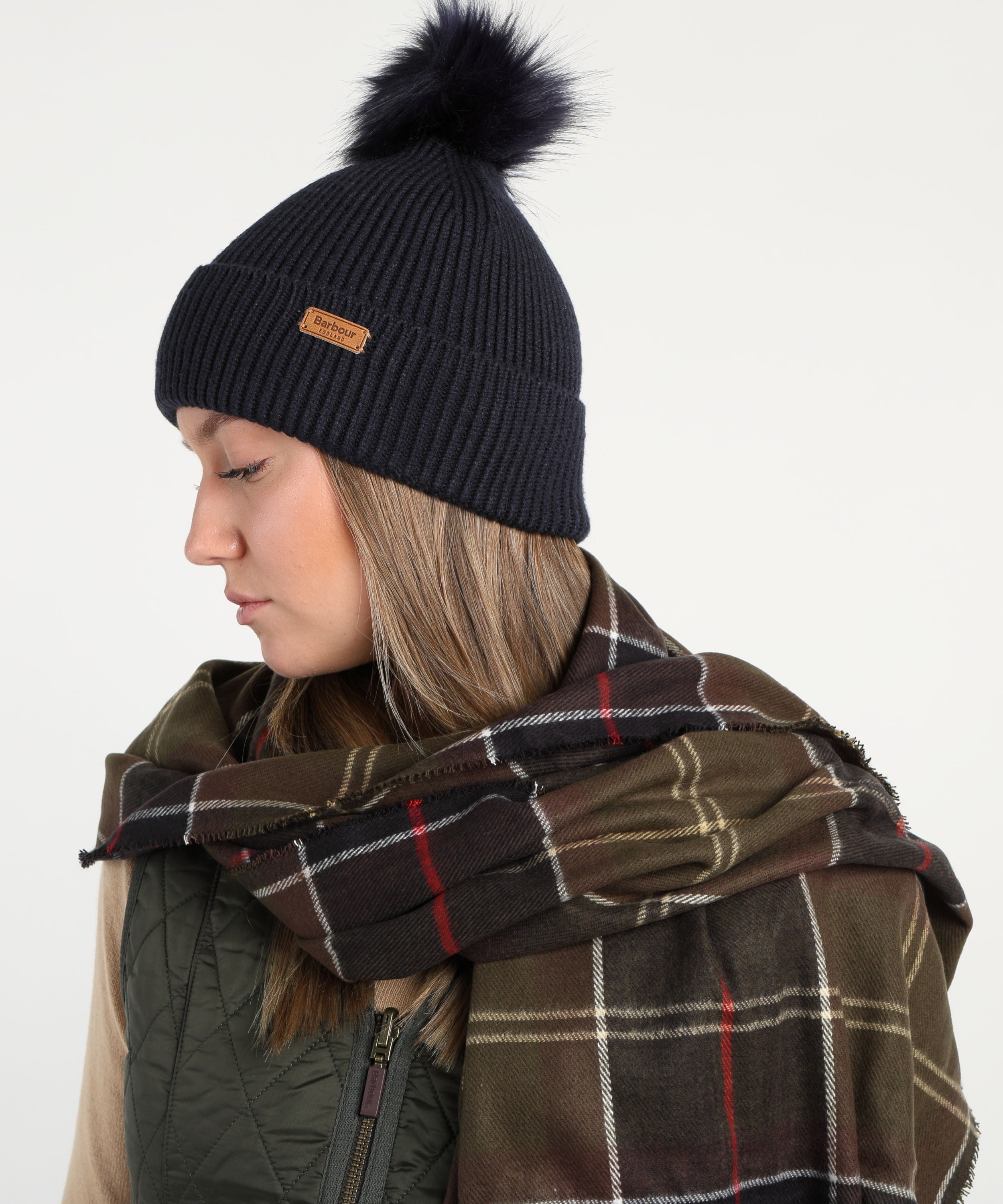 BARBOUR Sciarpa e cappello