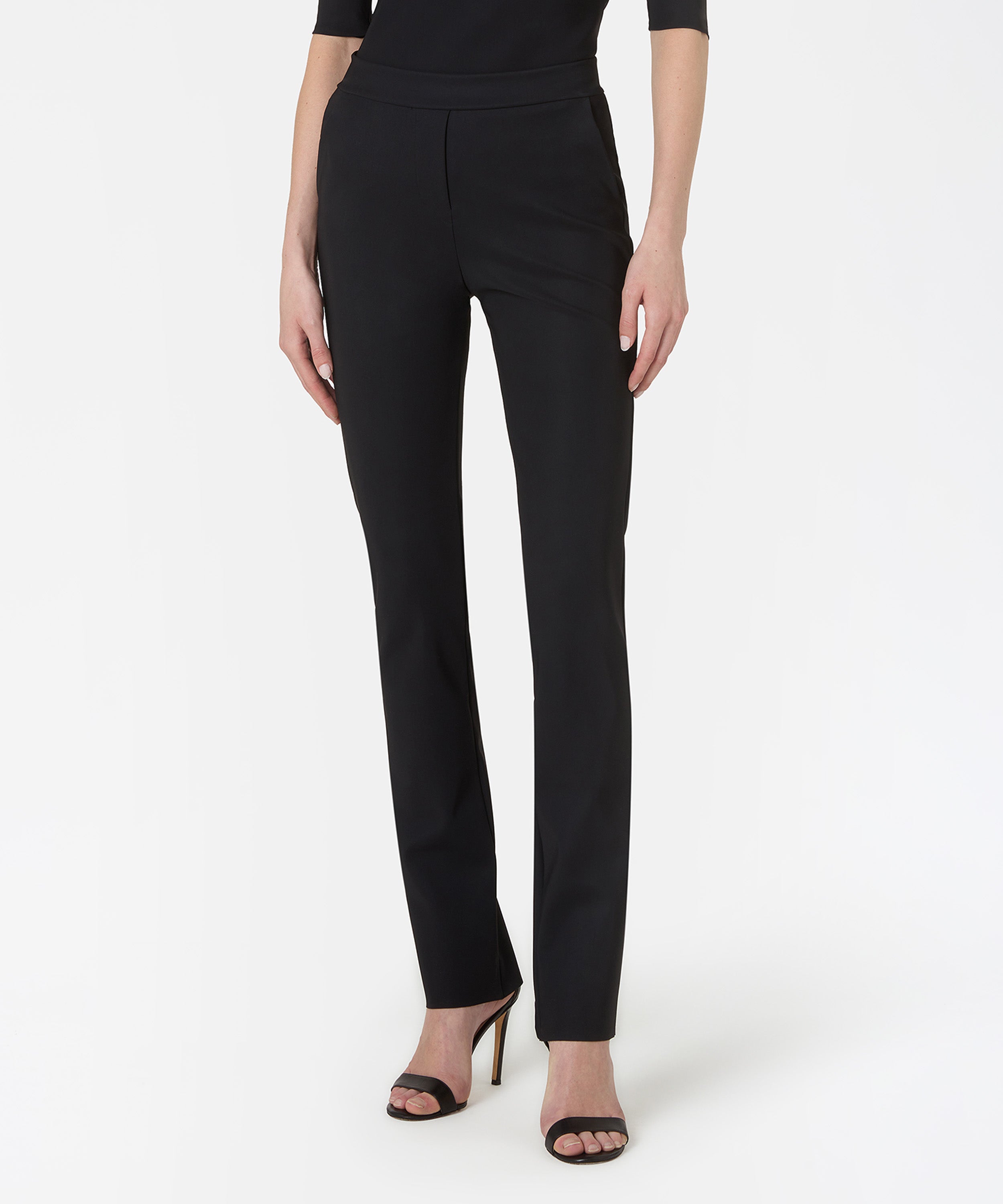 CHIARA BONI Pantalone donna a sigaretta jersey stretch