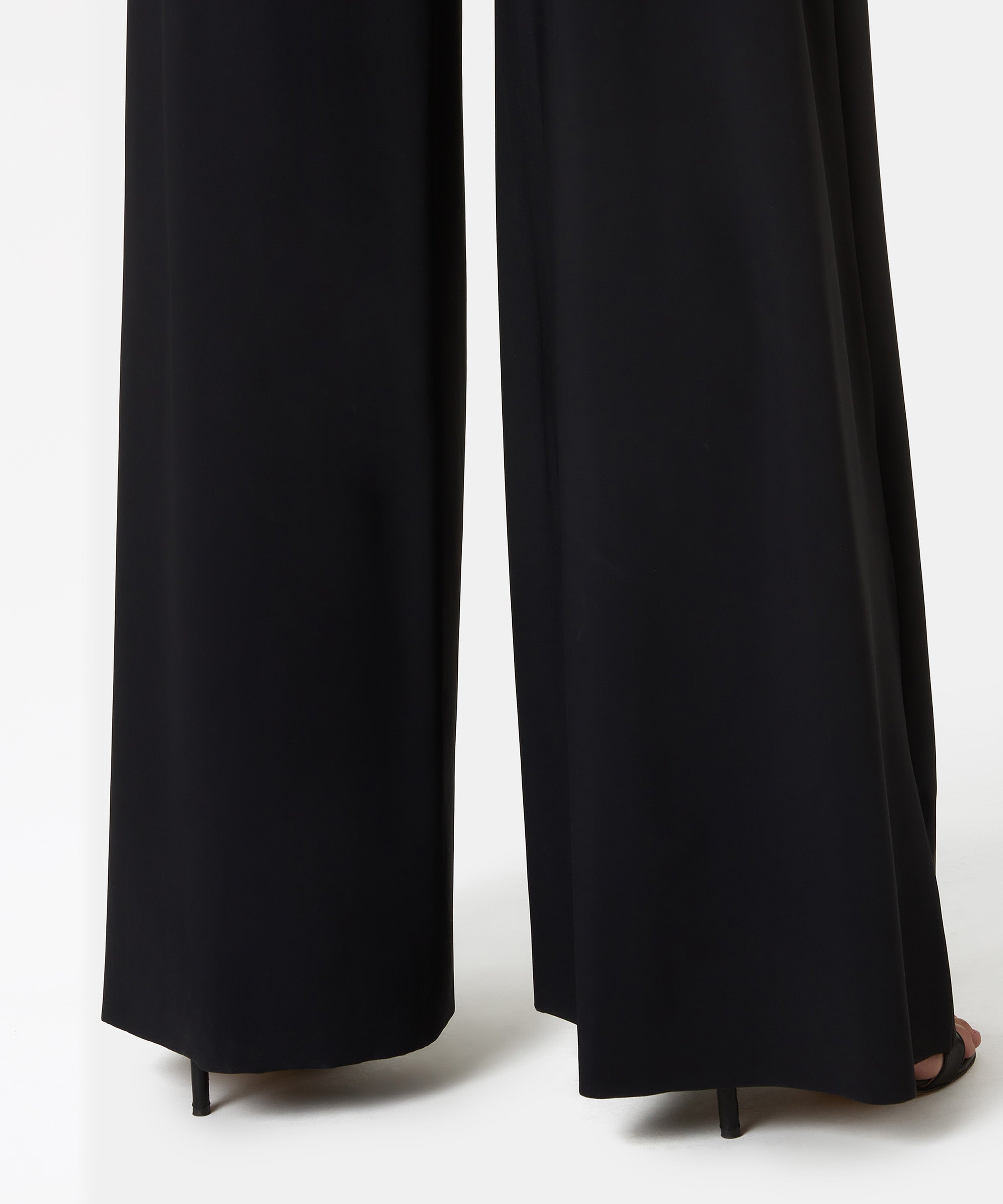 CHIARA BONI Pantalone palazzo donna in jersey stretch