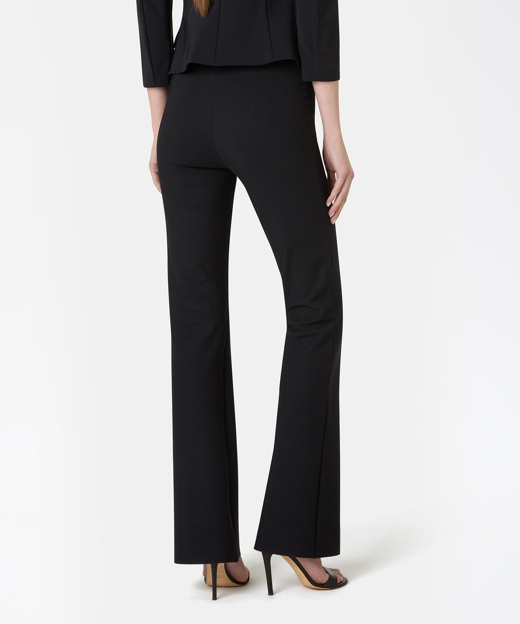 CHIARA BONI Pantalone flare jersey stretch