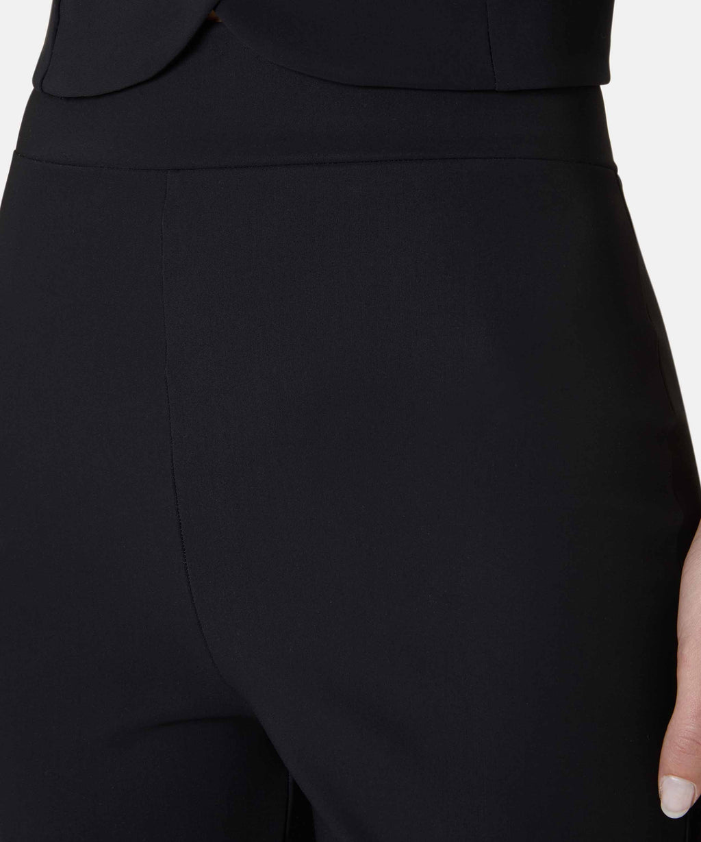 CHIARA BONI Pantalone flare jersey stretch