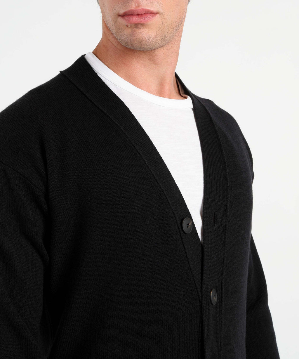 GRAN SASSO Cardigan uomo in lana a 4 bottoni