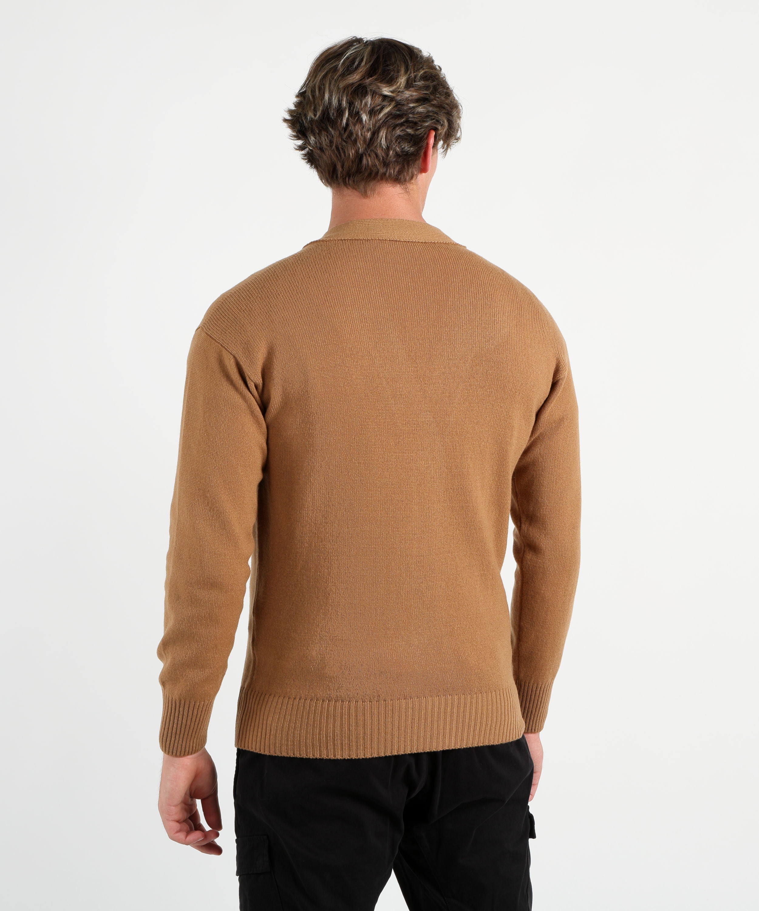 GRAN SASSO Cardigan uomo in lana a 4 bottoni