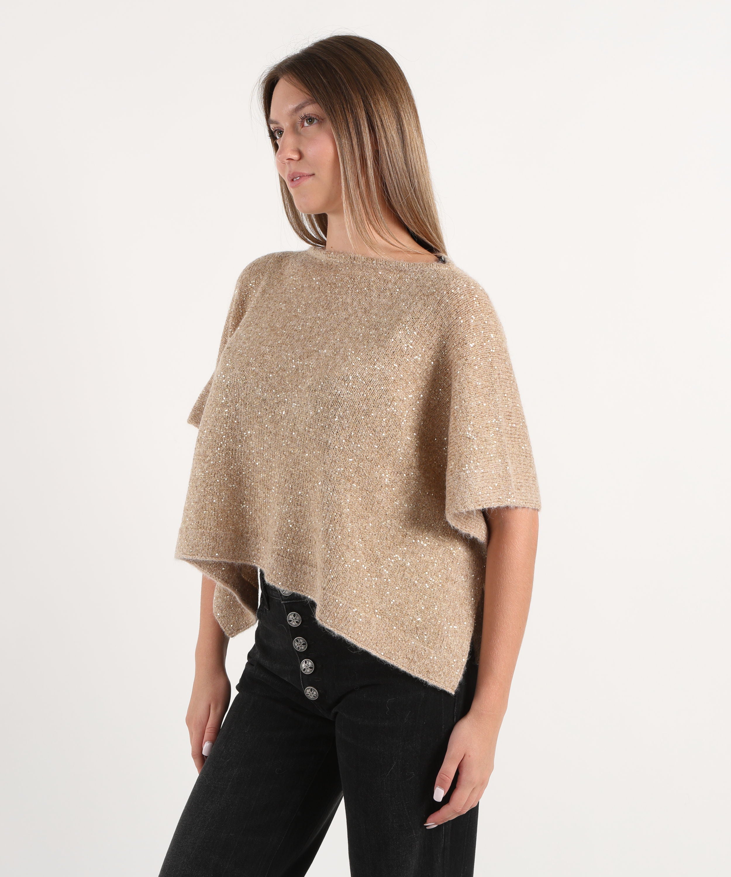 D.EXTERIOR Mantella in maglia