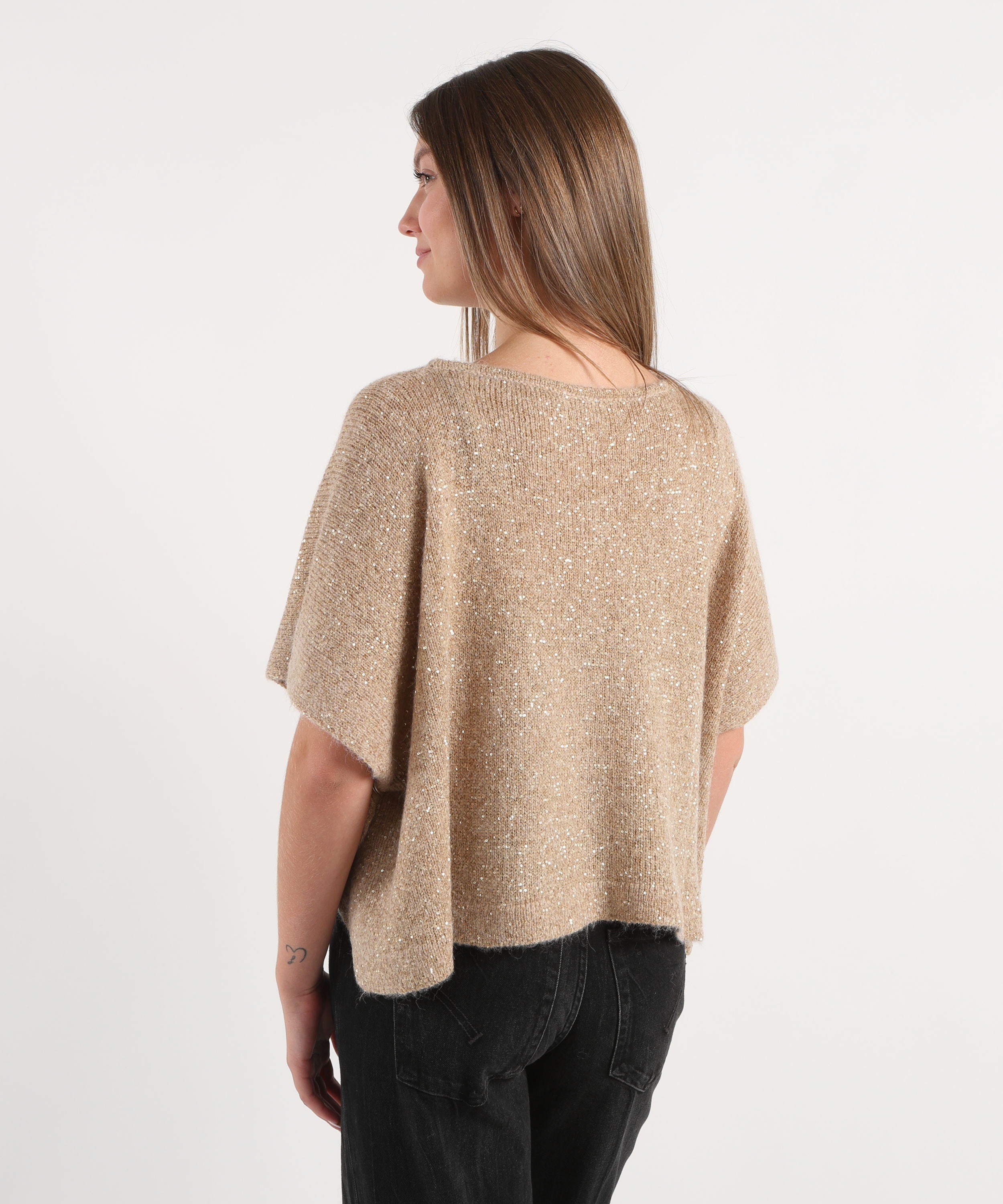 D.EXTERIOR Mantella in maglia