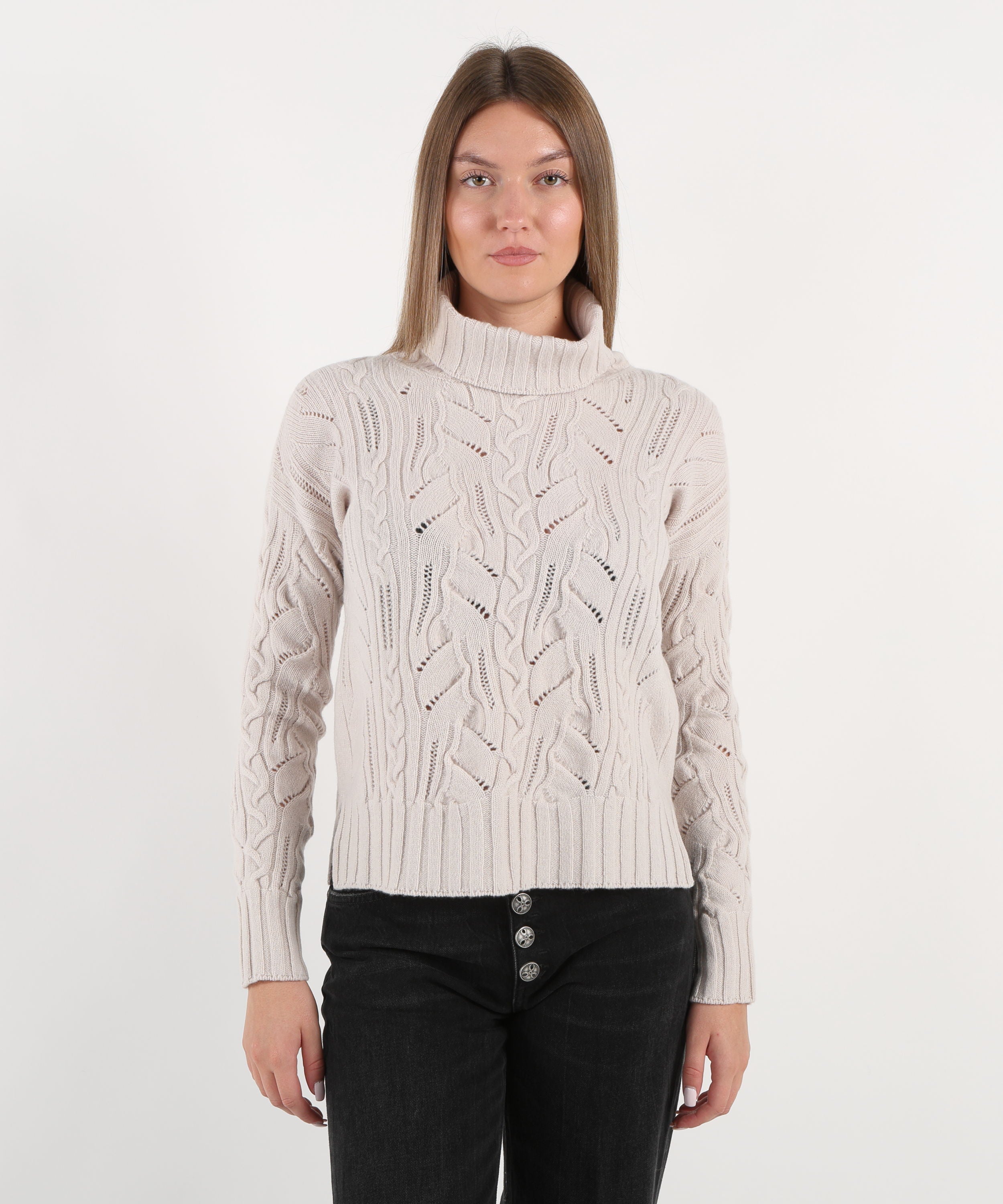 D.EXTERIOR Maglione a treccia