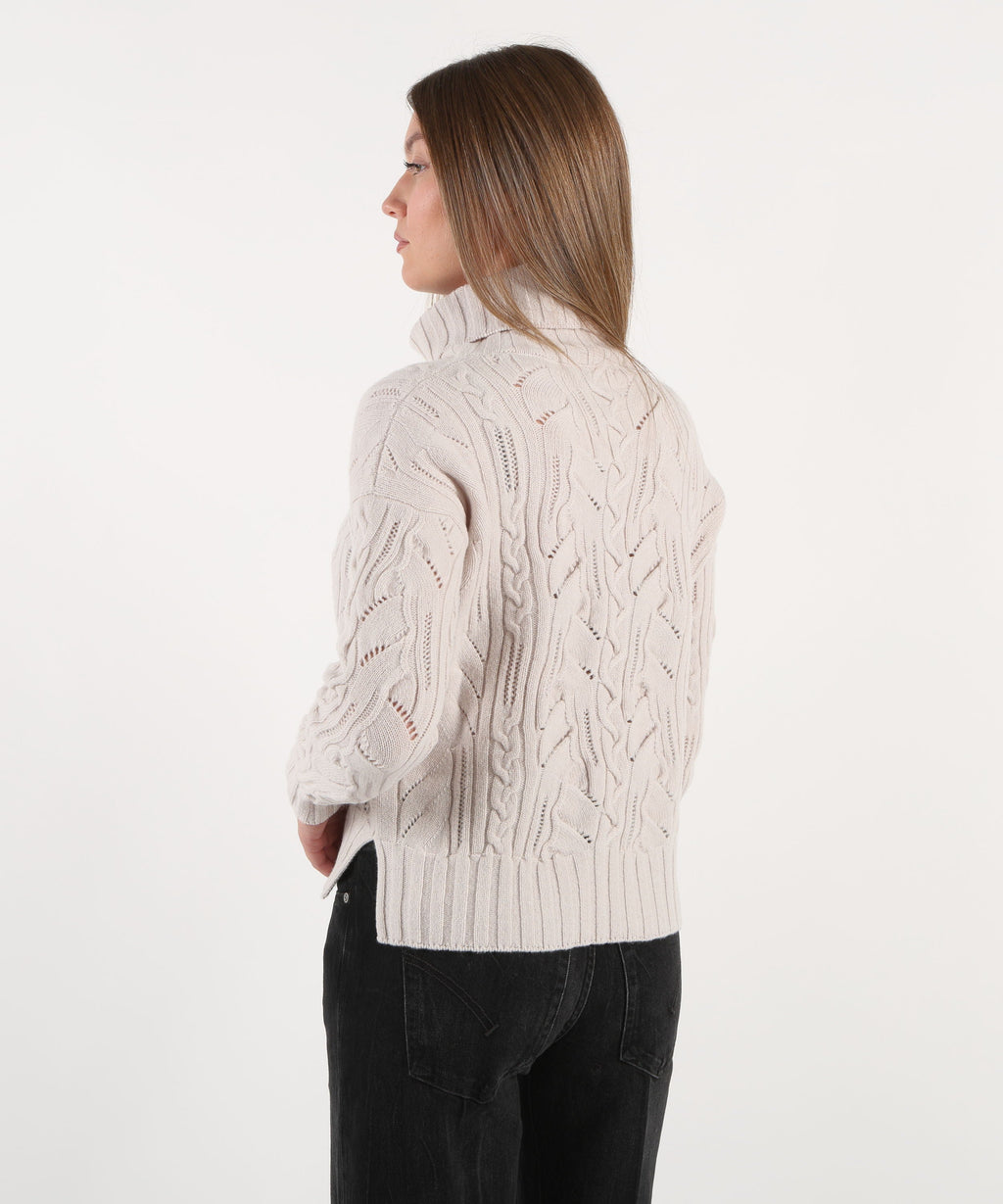 D.EXTERIOR Maglione a treccia