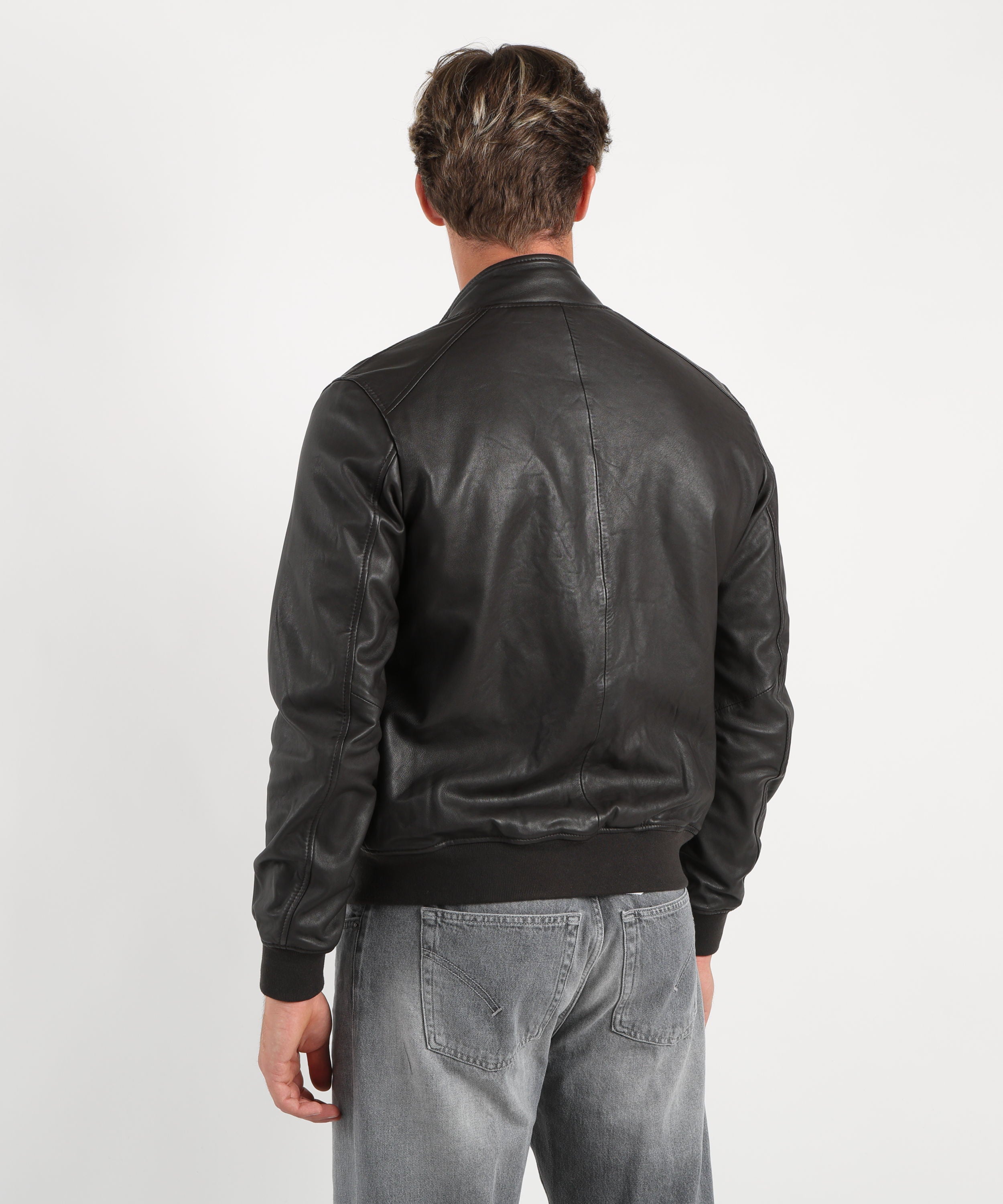 BOMBOOGIE Bomber in pelle