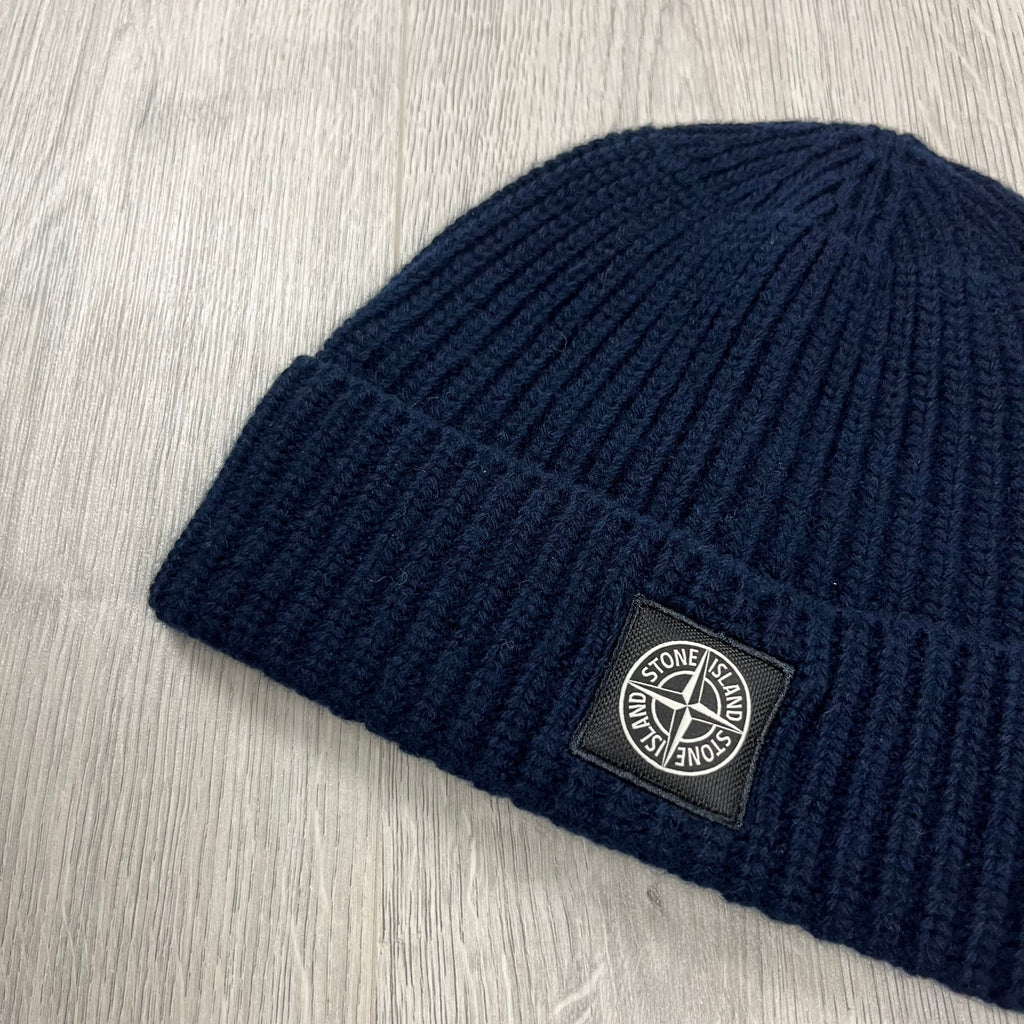 Stone Island Beanie - Navy -Usfansport