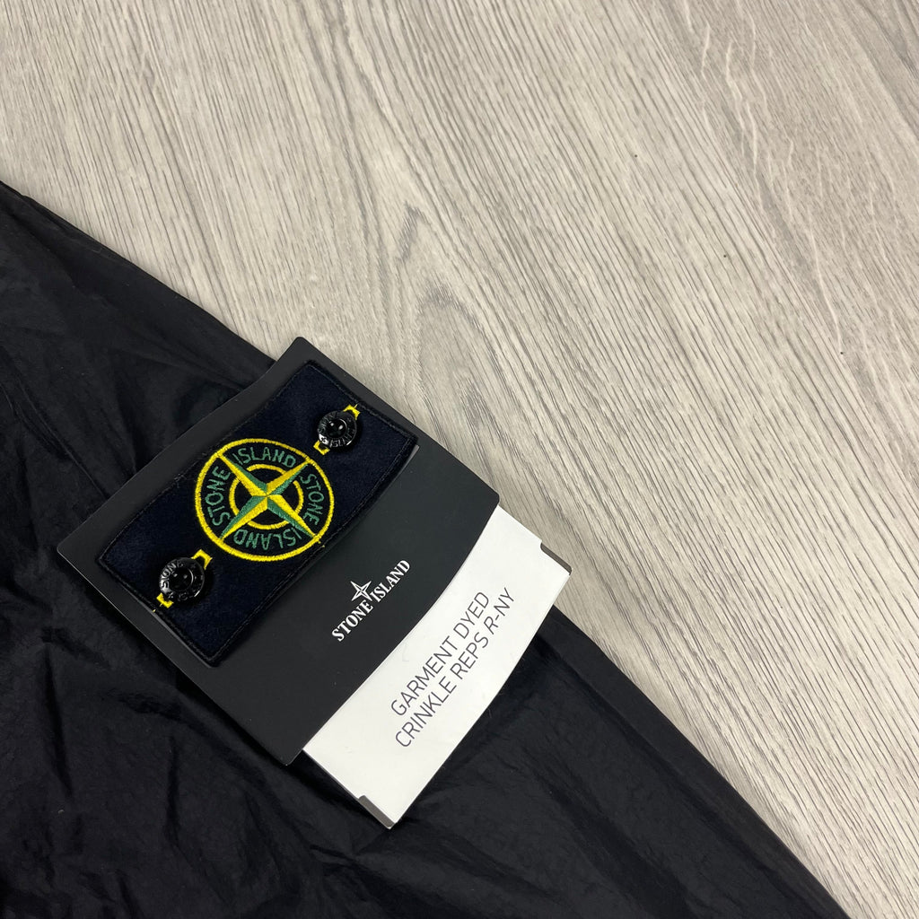 Stone Island Crinkle Reps R-NY Jacket - Black -Usfansport