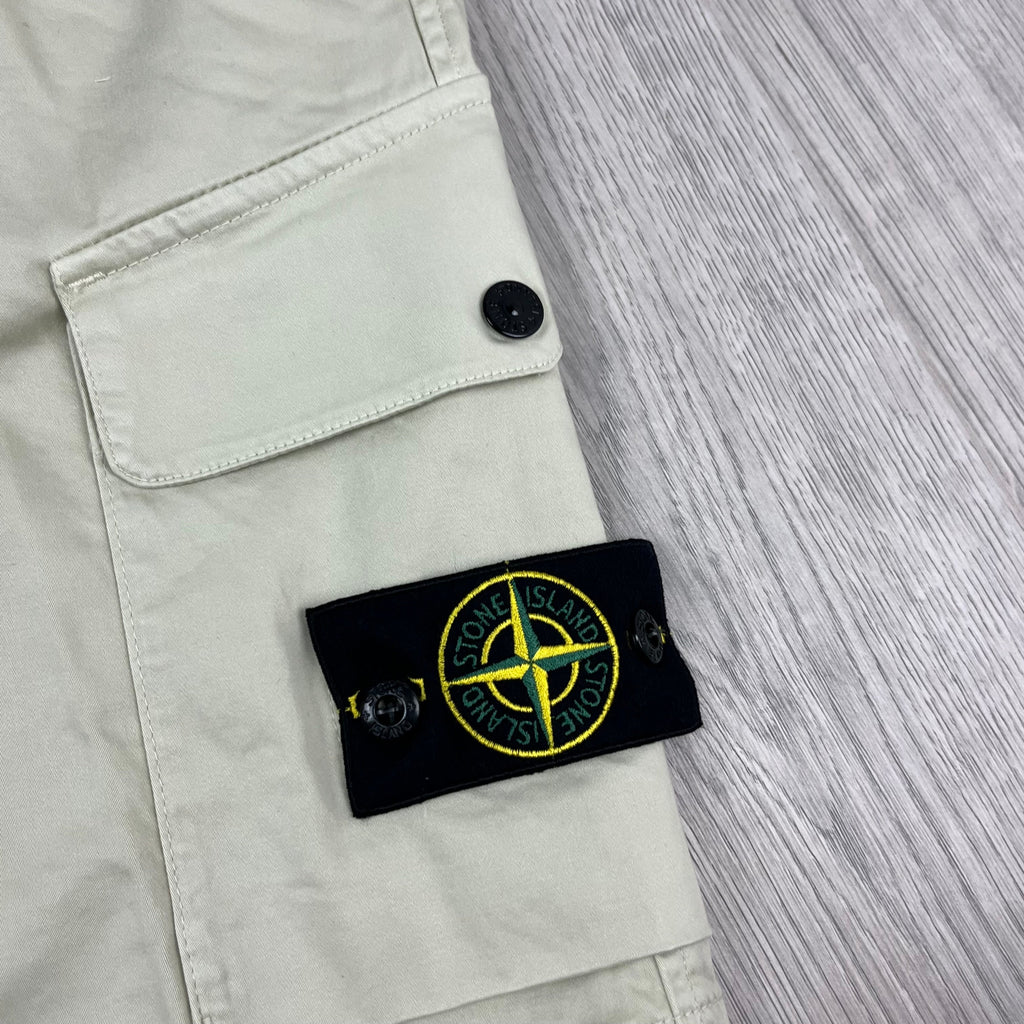 Stone Island Cargo Shorts - Sand -Usfansport