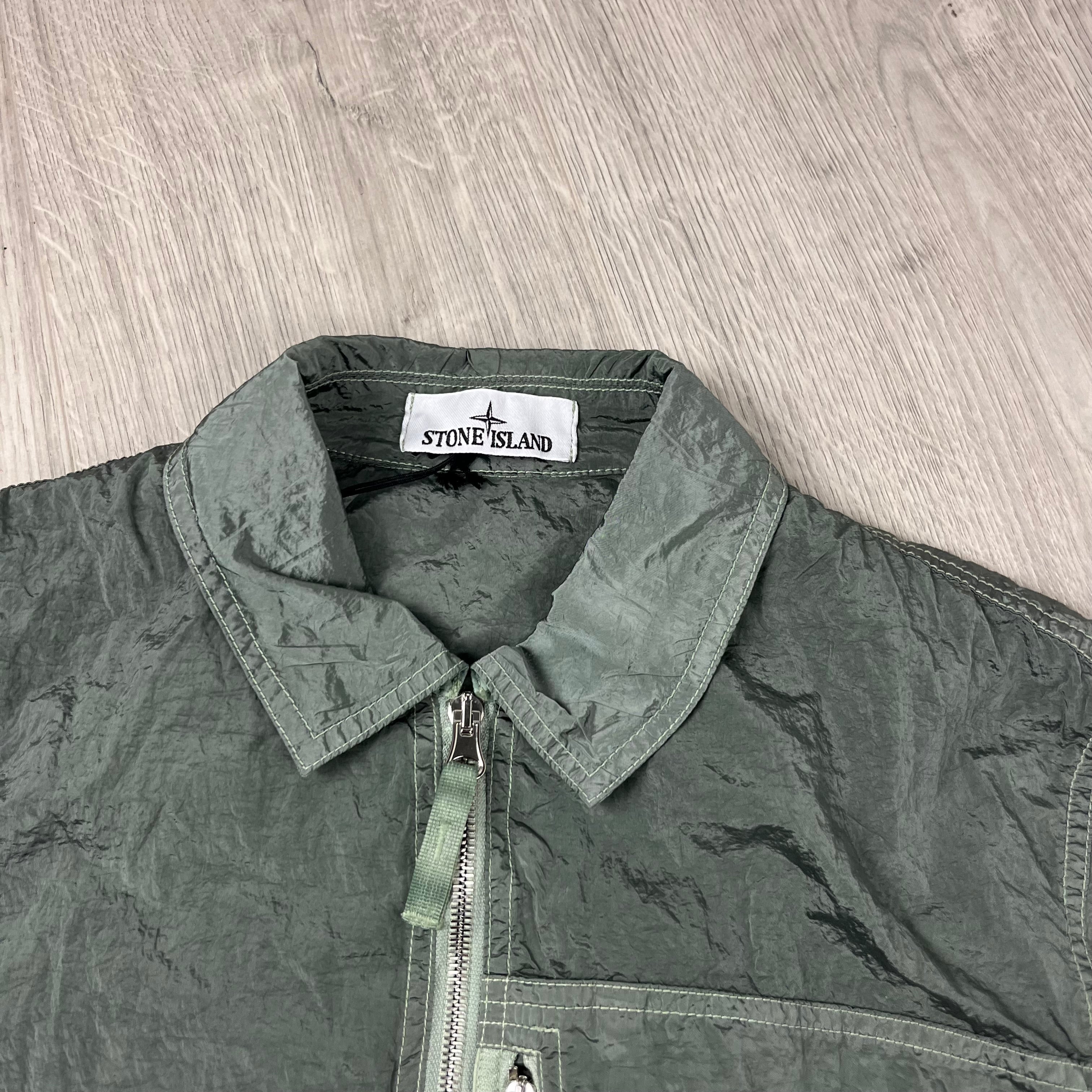 Stone Island Metal Overshirt - Sage -Usfansport