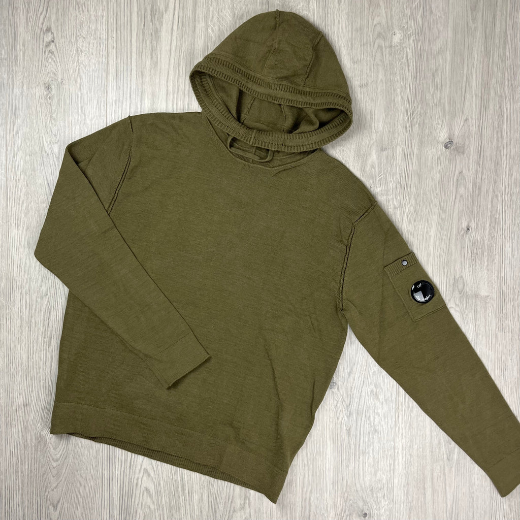 CP Company Knit Hoodie - Capers -Usfansport
