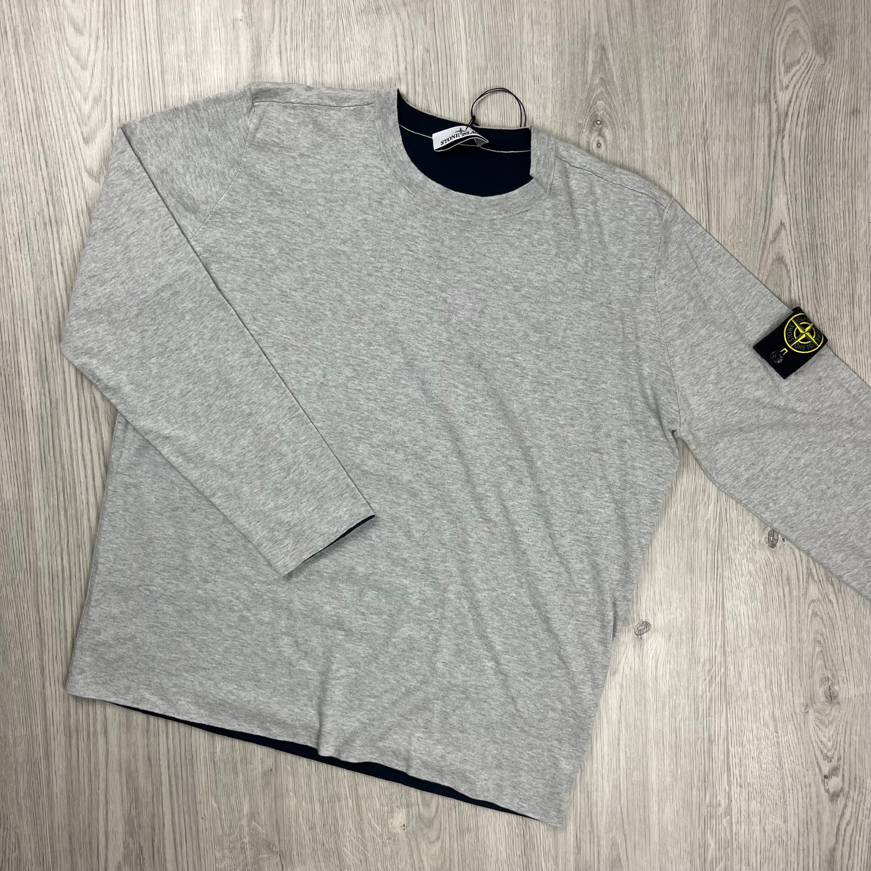 Stone Island Reversible Sweatshirt - Grey/Navy -Usfansport