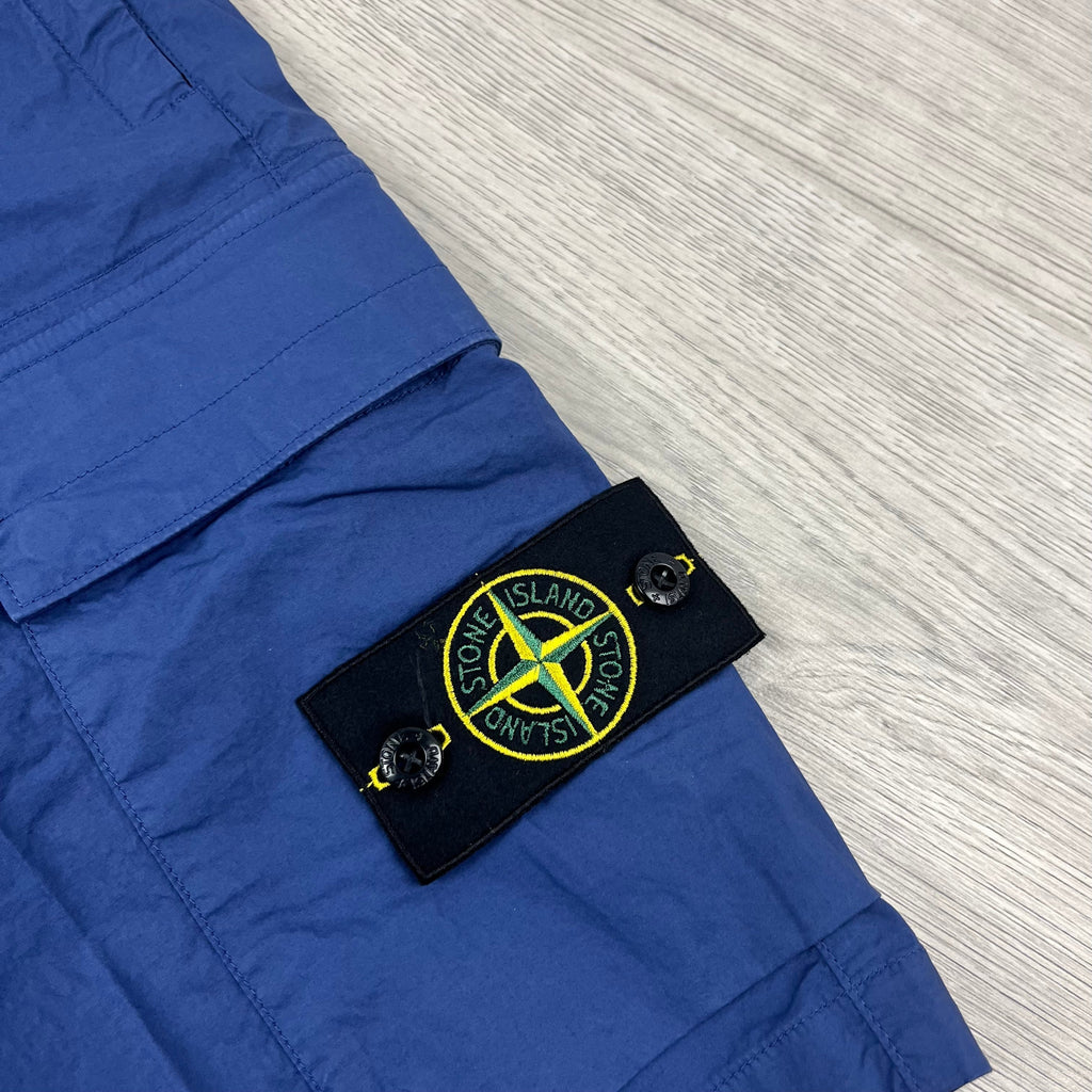 Stone Island Cargo Shorts - Blue -Usfansport