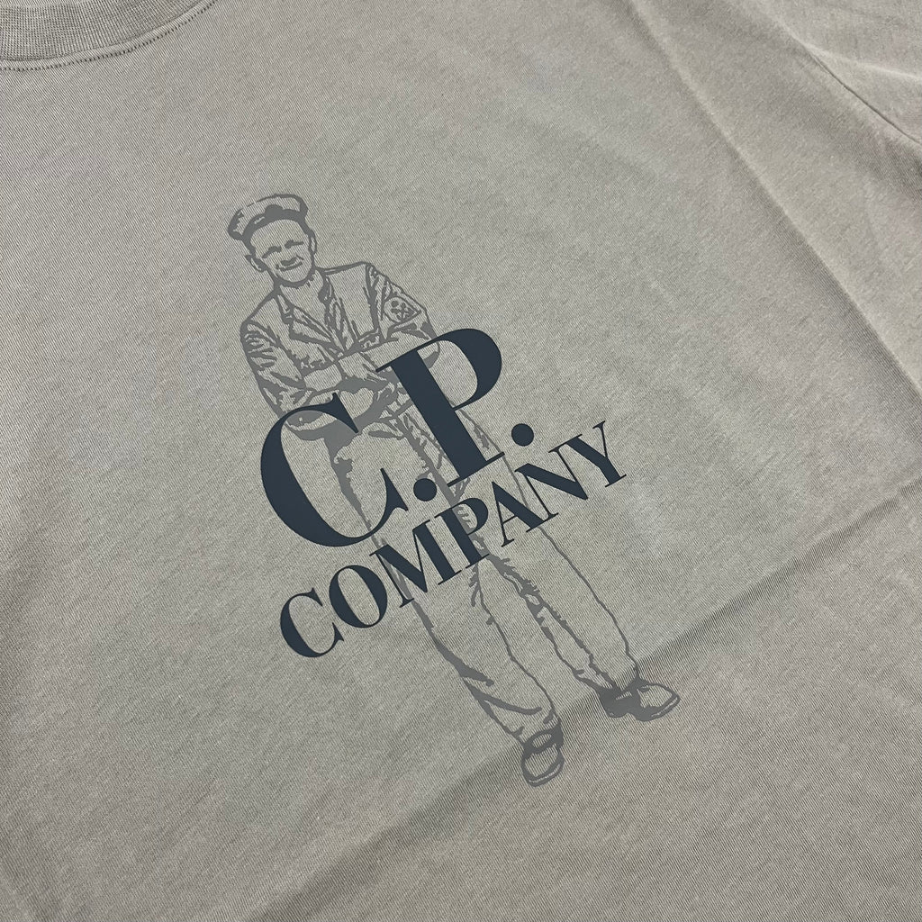 CP Company Sailor T-Shirt - Walnut -Usfansport