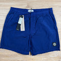 Stone Island Nylon Metal Swim Shorts in Bright Blue -Usfansport
