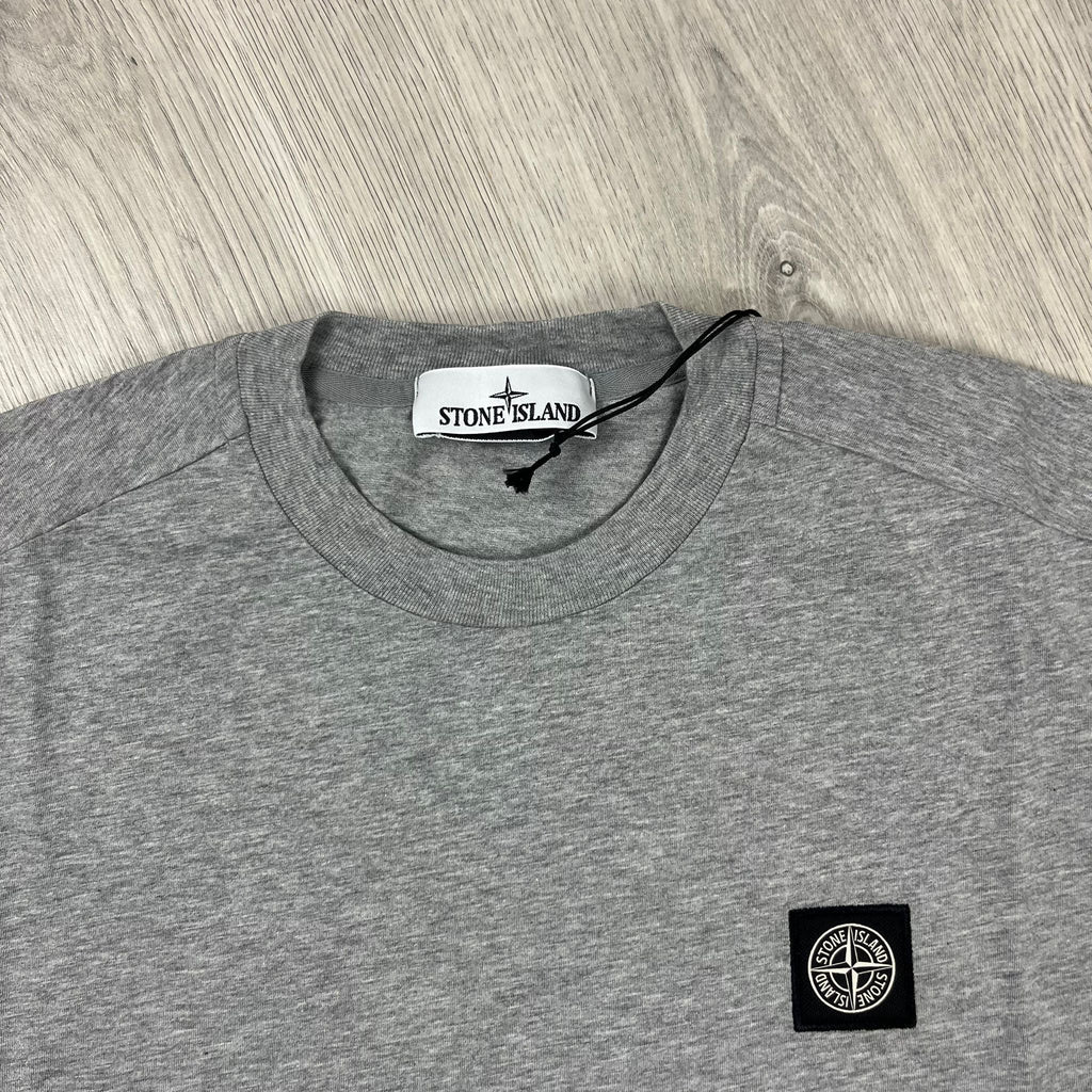 Stone Island Patch T-Shirt - Grey -Usfansport