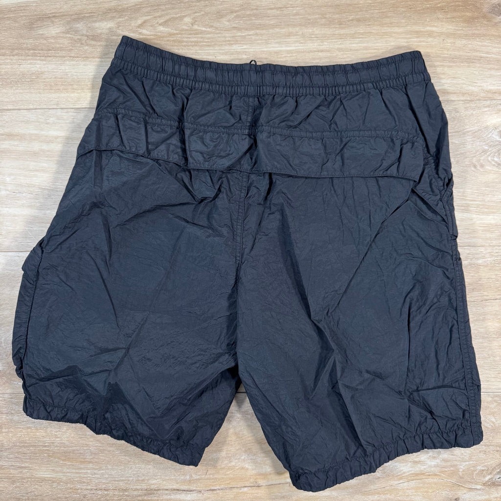 Stone Island Nylon Metal Bermuda Shorts in Black -Usfansport