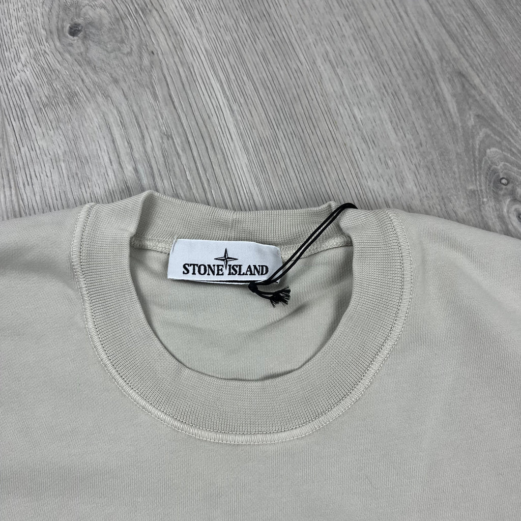 Stone Island Dyed Sweatshirt - Plaster -Usfansport