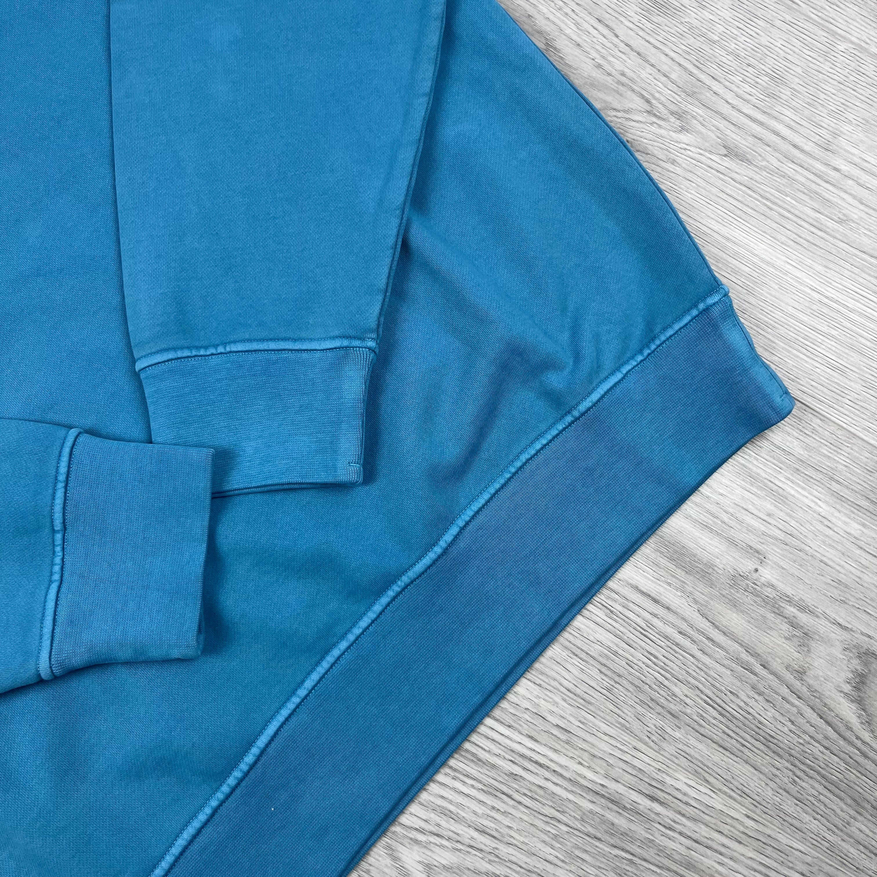 CP Company Patch Sweatshirt - Aegean Blue -Usfansport