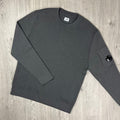CP Company Knit Sweatshirt - Gunmetal -Usfansport