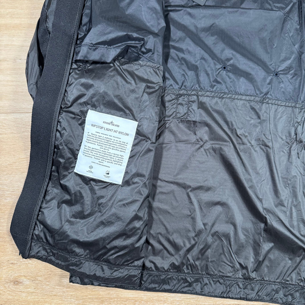 Stone Island Ripstop Light HT Nylon Jacket in Lead Grey -Usfansport